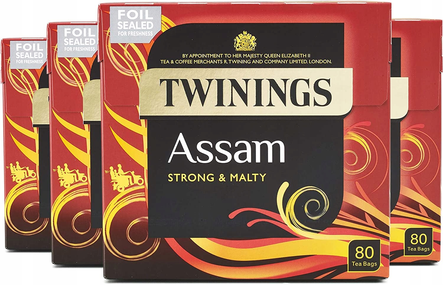 Twinings Assam 4x80 szt herbata angielska 200g Uk