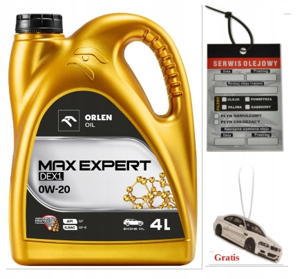 Olej Silnikowy Syntetyczny Orlen Maxexpert DEX1 0W-20 4L +2xGRATIS