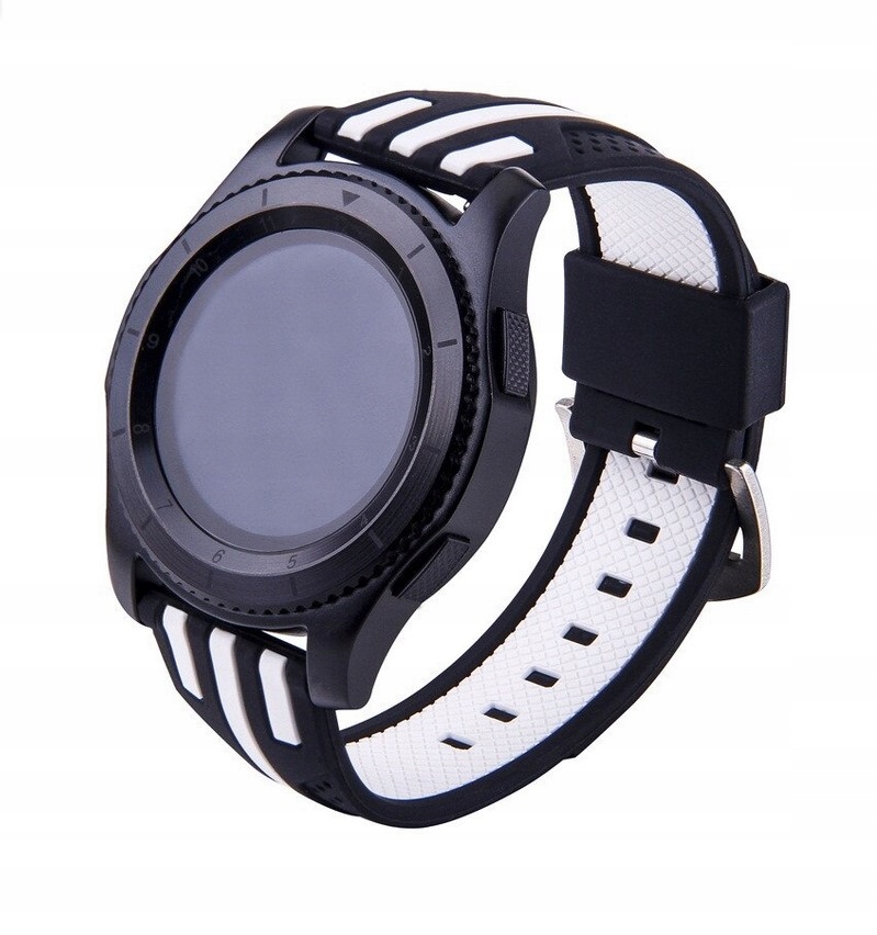 

Czarny Pasek Silikonowy Samsung Gear S3