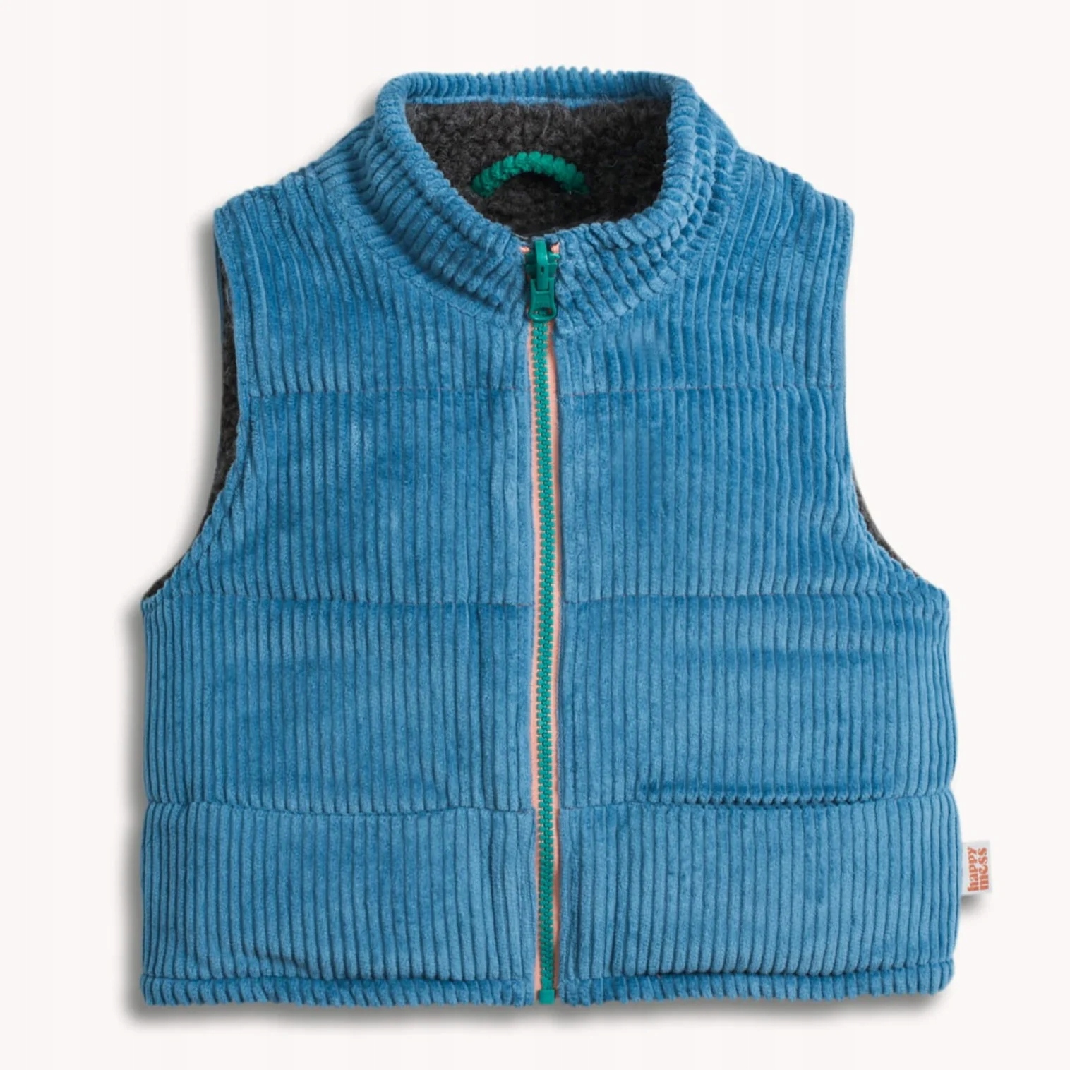 Happymess: dwustronna kamizelka Merino Cocoa / 7-8 lat Wiek dziecka 7 lat +