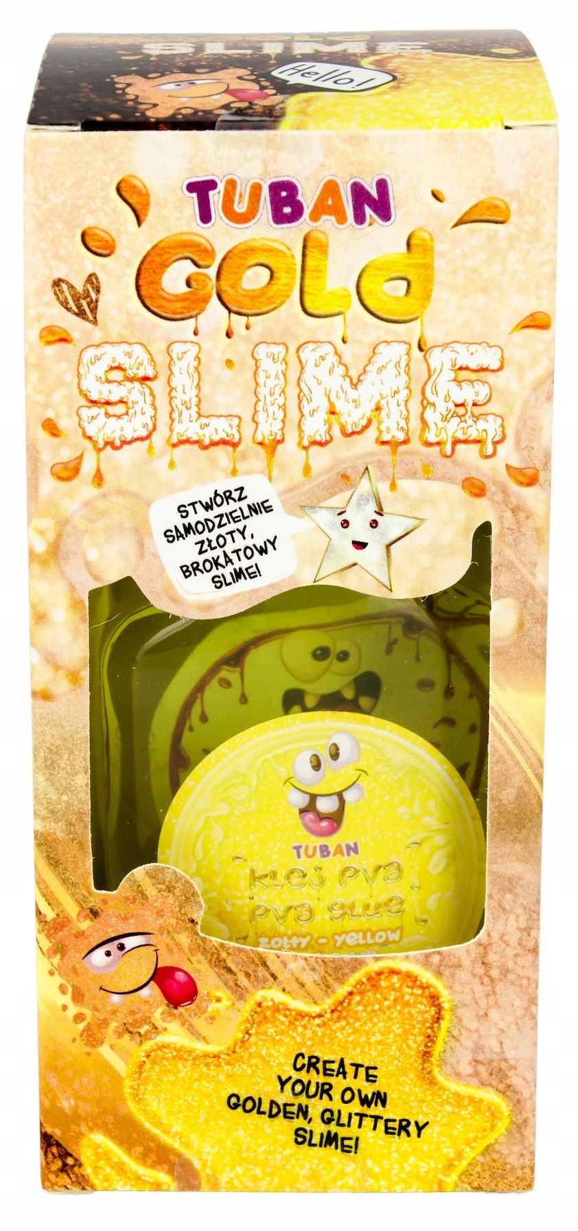 

Super Slime Gold Złoty Zestaw Robienia Glutó Tuban