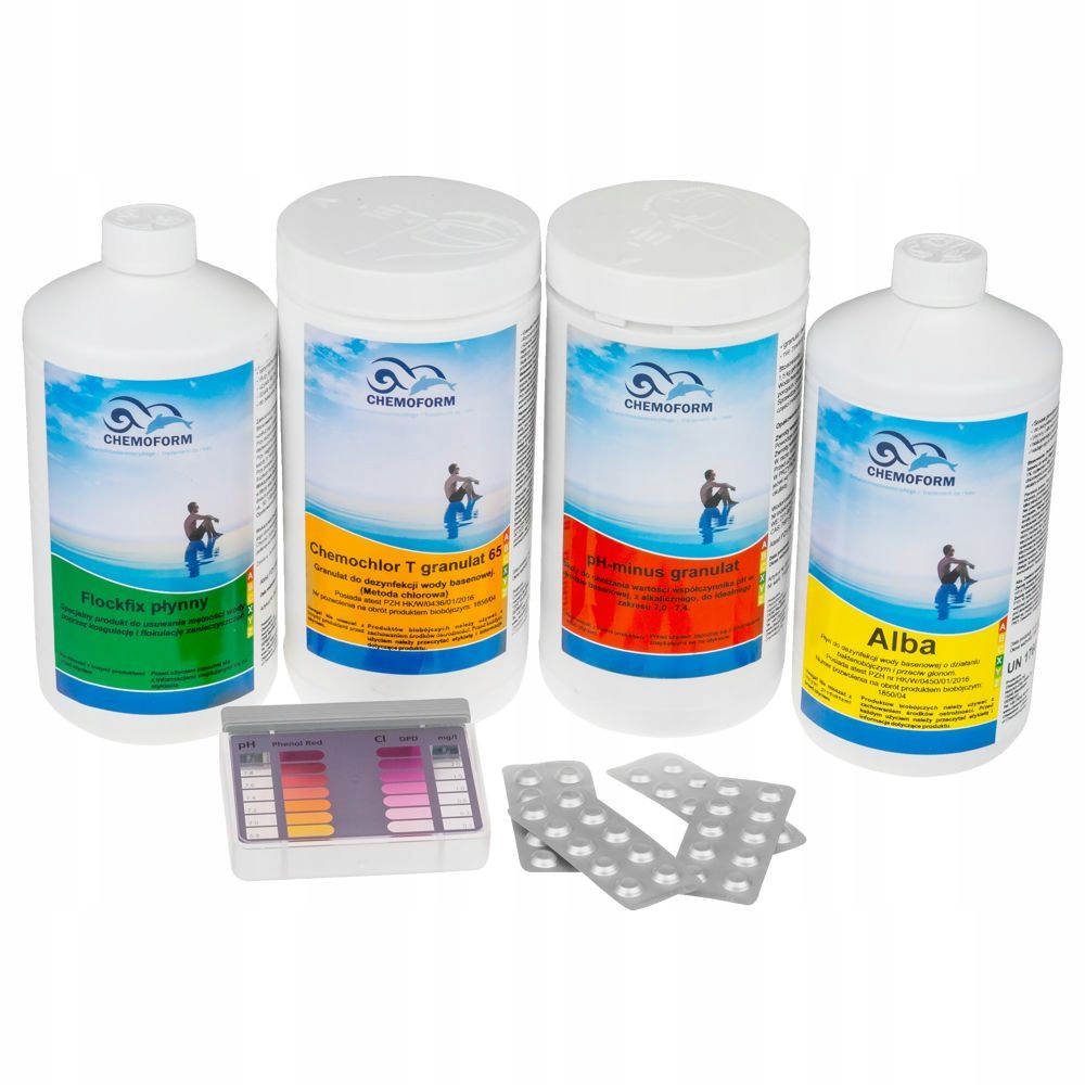 Zestaw startowy do basenu 6w1 Starter Set 2 Chemoform