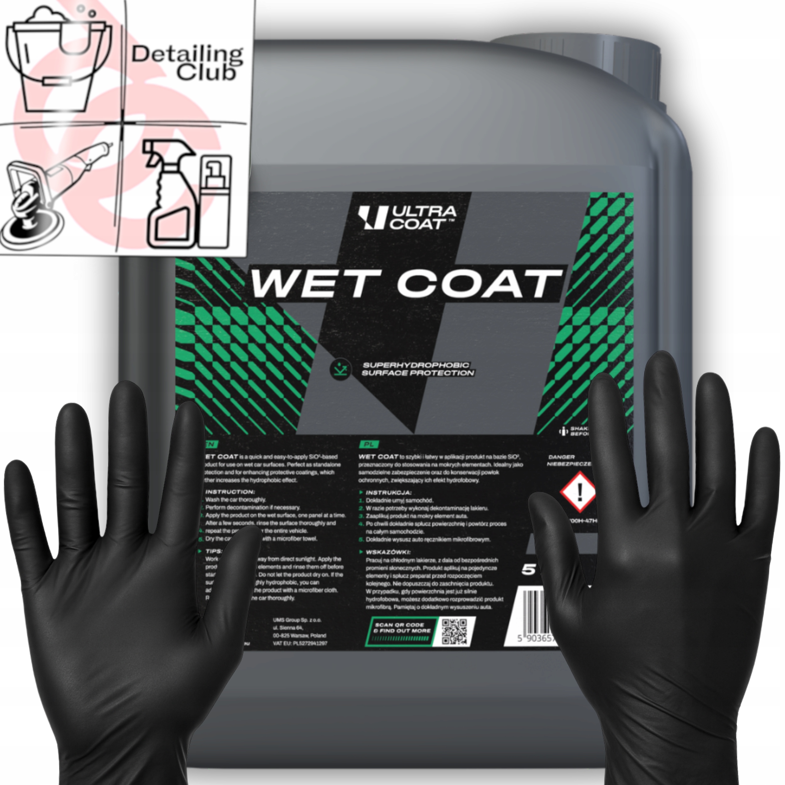 Ultracoat Wet Coat 5000 ml – Ochranná vrstva aplikovaná na mokrý lak