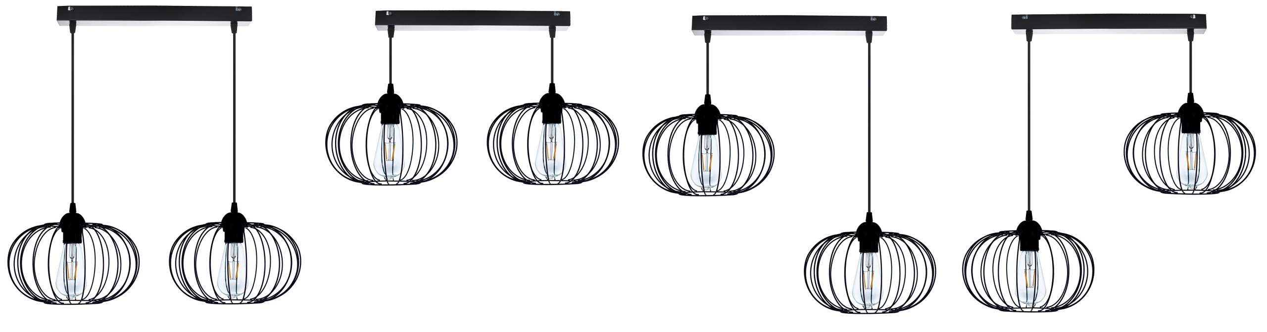 LAMPA WISZĄCA SUFITOWA ŻYRANDOL ELIPSA LOFT DRUT Marka Light