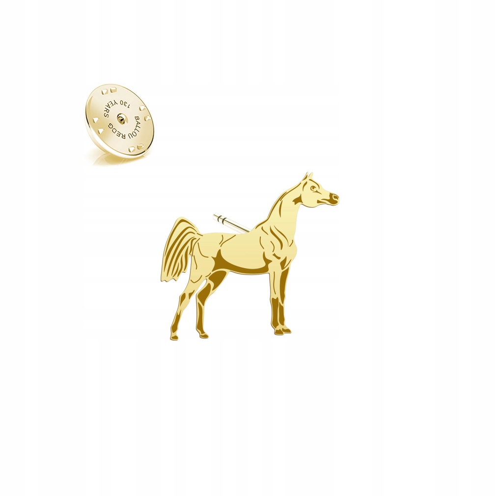 Odznak s arabským koněm 925 Žena, šperky, Dárek, Dedikace Bonus