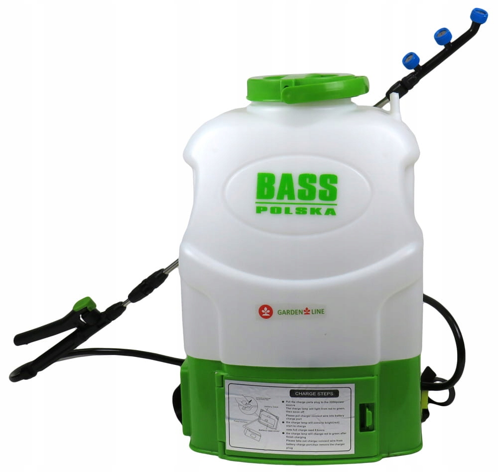 PLECAKOWY OPRYSKIWACZ AKUMULATOROWY 16L + 4 DYSZE Kod producenta BASS POLSKA BP-8616