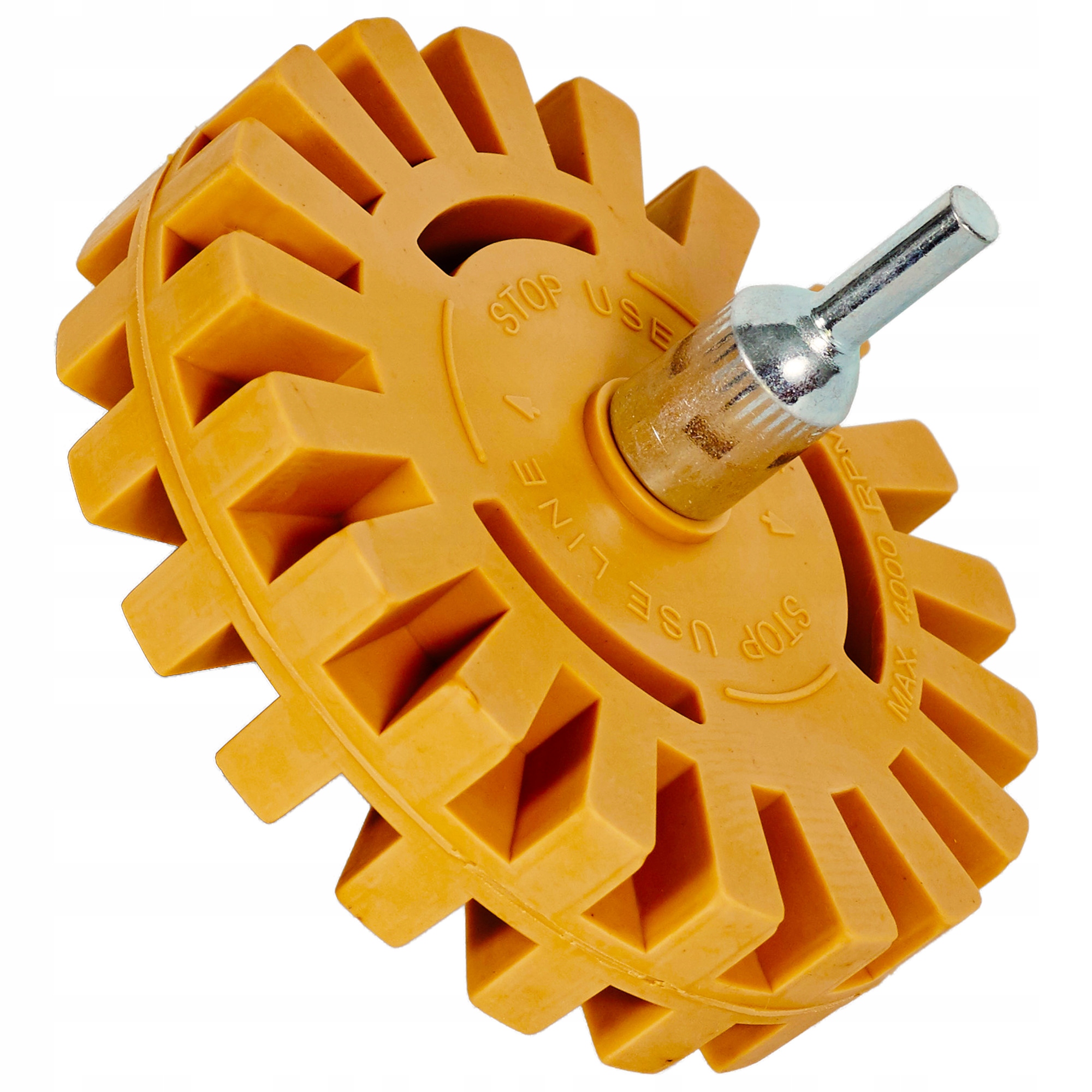 KRĄŻEK GUMOWY DO USUWANIA NAKLEJEK + ADAPTER