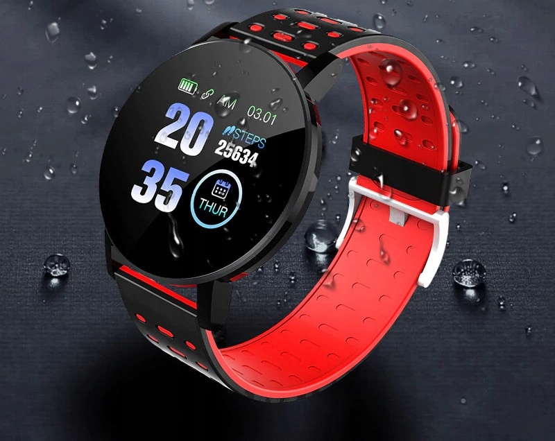 SMARTWATCH ZEGAREK OPASKA SPORTOWA MĘSKA DAMSKA KROKI PULS POWIADOMIENIA Mechanizm automatyczny