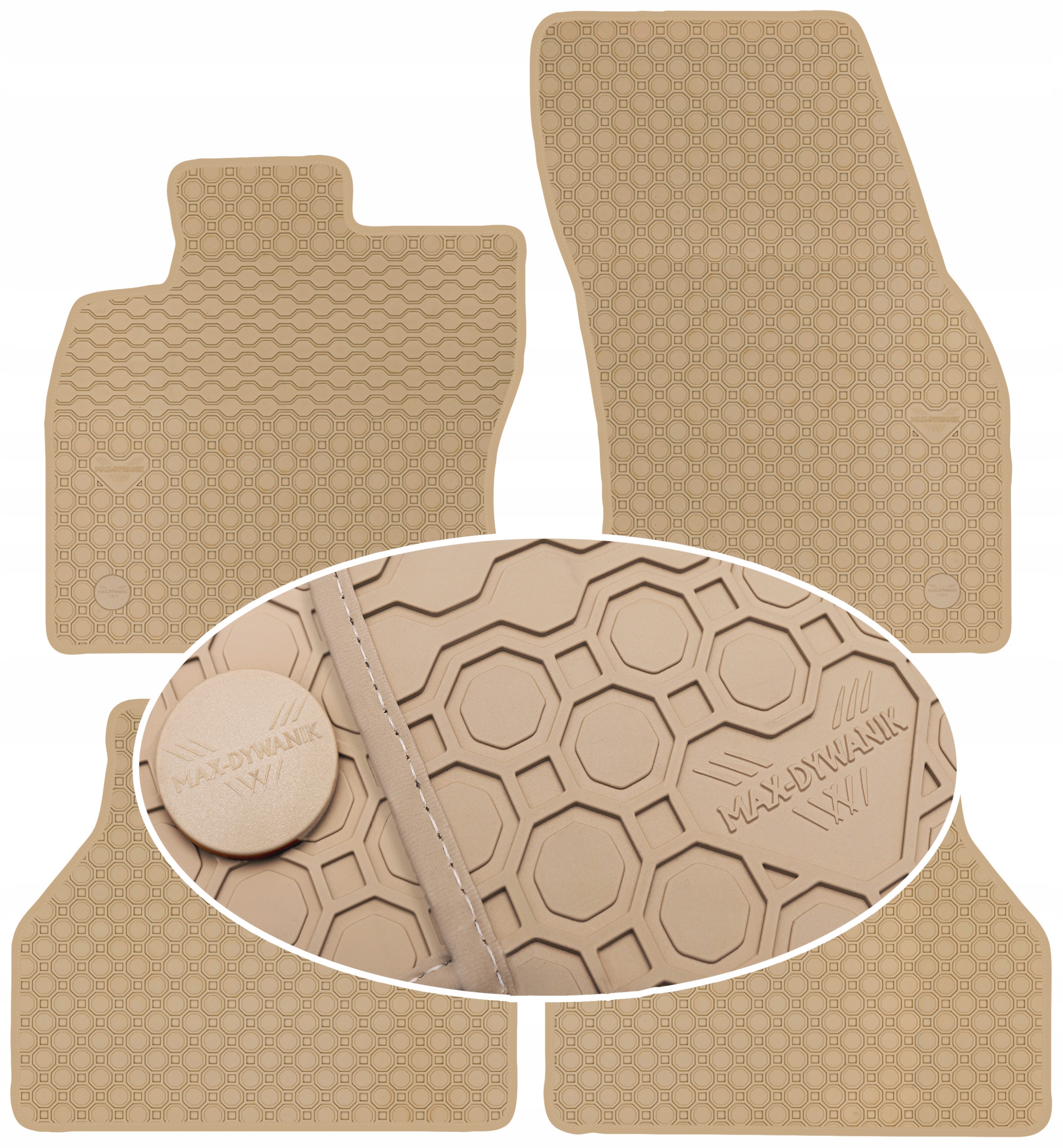 Volkswagen Caddy IV 5os 2020- Koberce Béžové