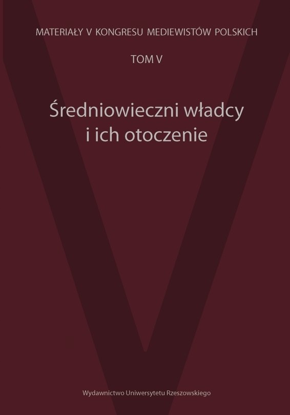 Średniowieczni władcy i ich otoczenie Materiały V