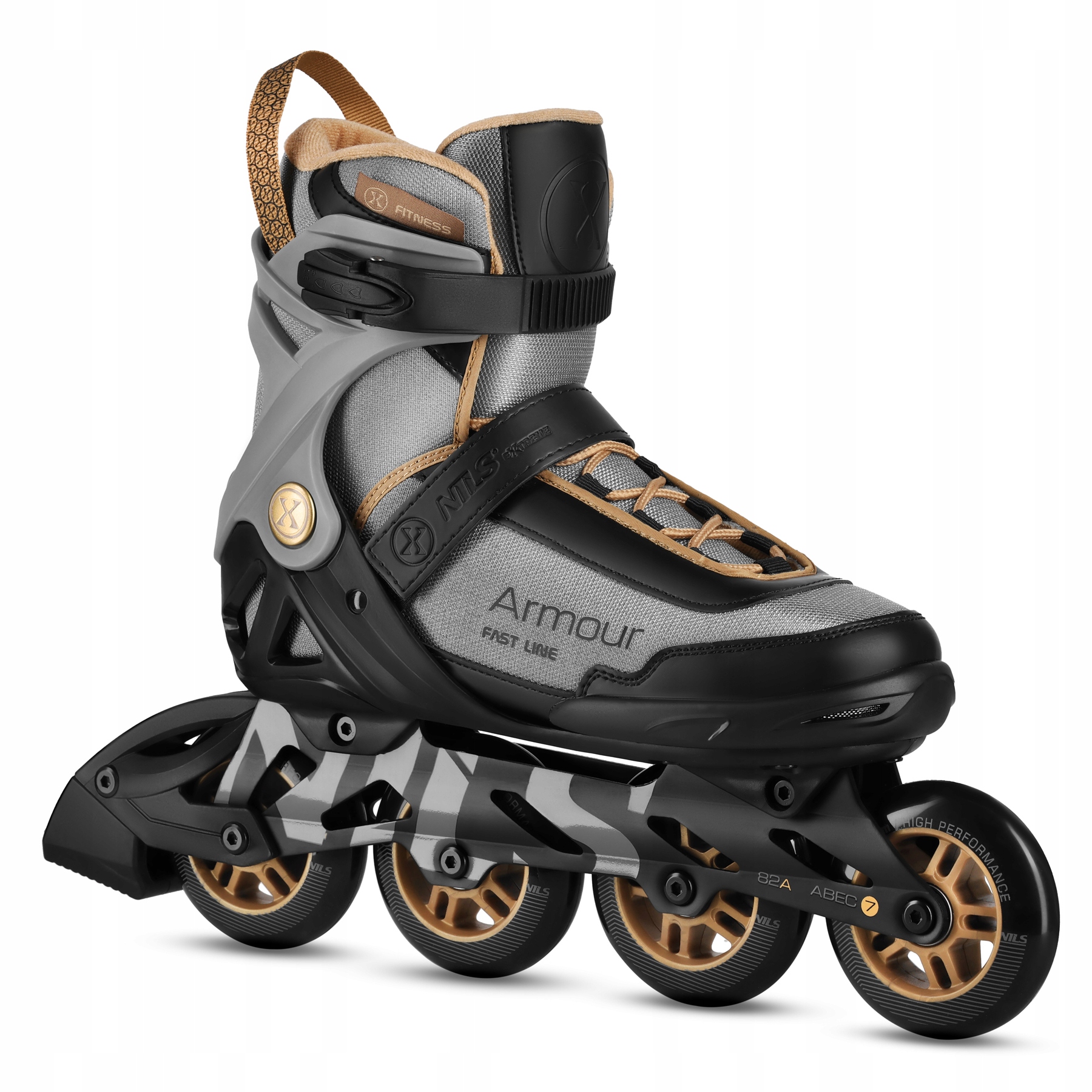 Kolečkové brusle Nils Extreme NA22151 Armour šedé Velikost: 41