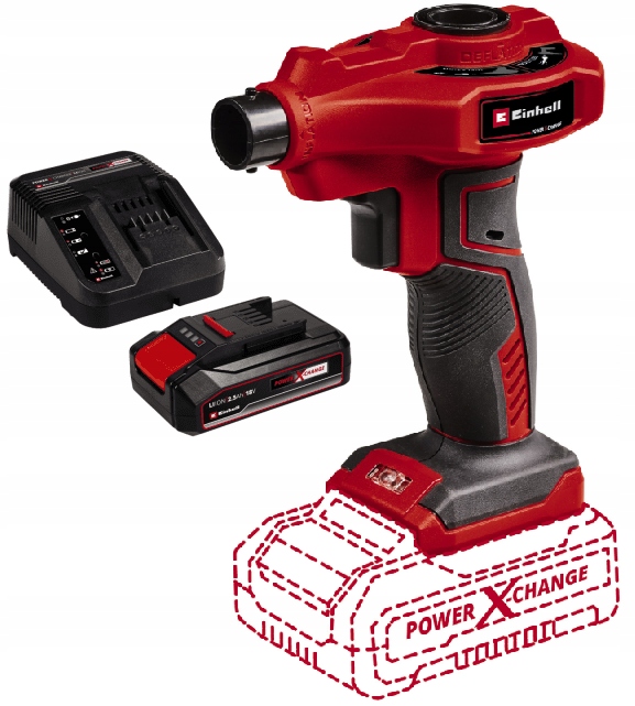 Einhell Kompresorová Pumpa Ce-ap 18 Li 2070110 Sada Akumulátor 2,5AH