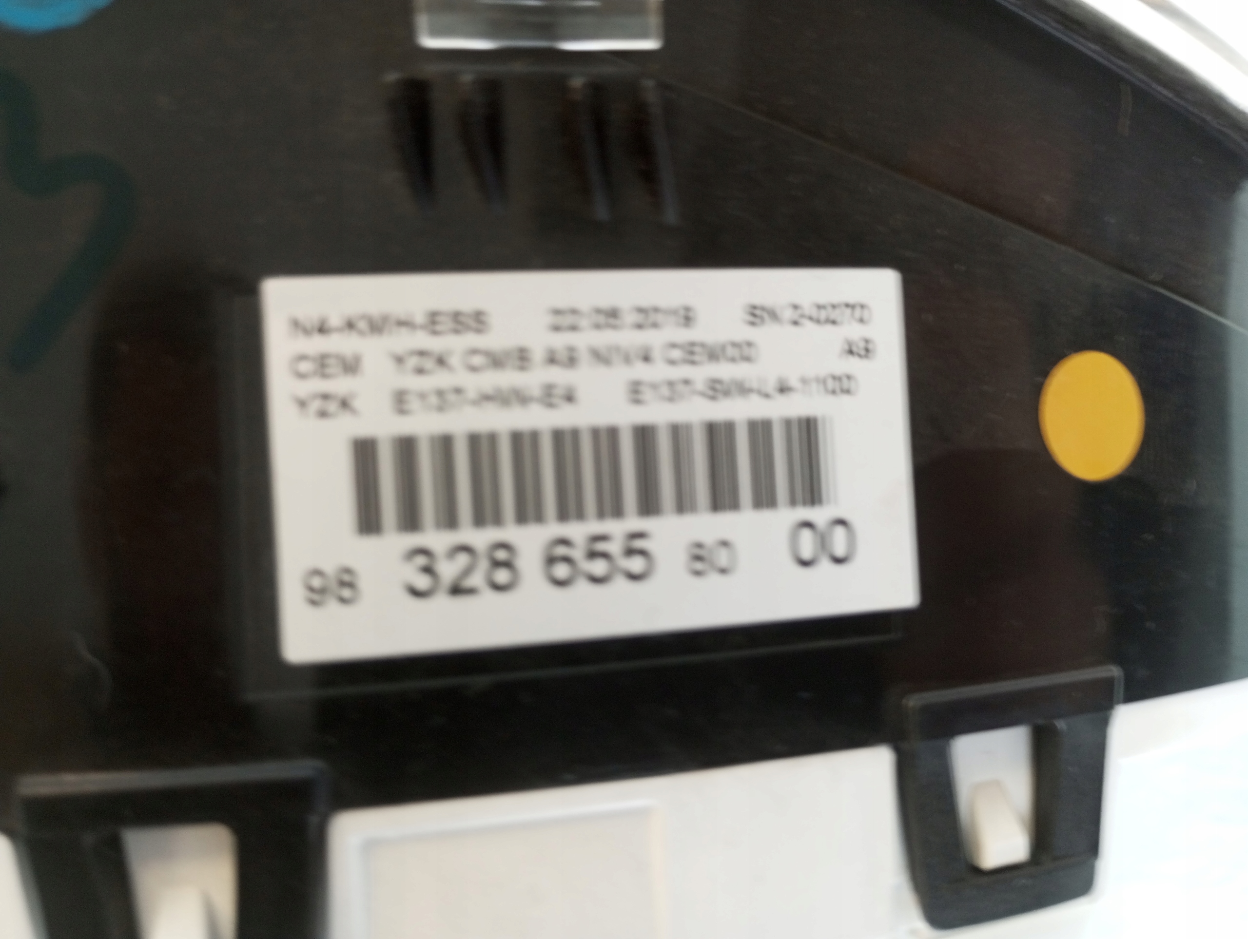 dials clock dials PEUGEOT 2008 and LIFT 9832865580