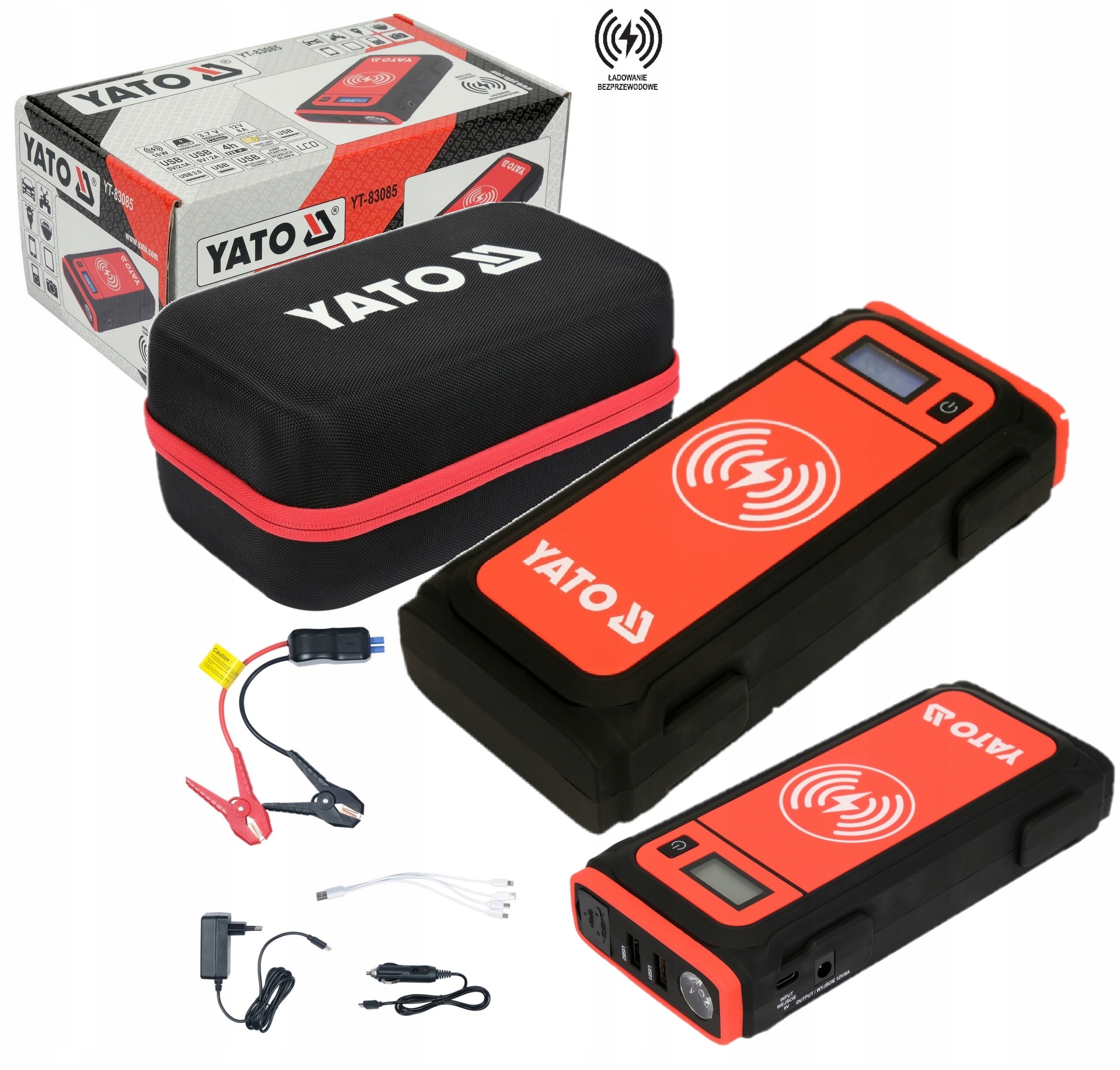 Štartovacie Zariadenie Powerbank Booster Indukcia 16000 mAh Yato YT-83085