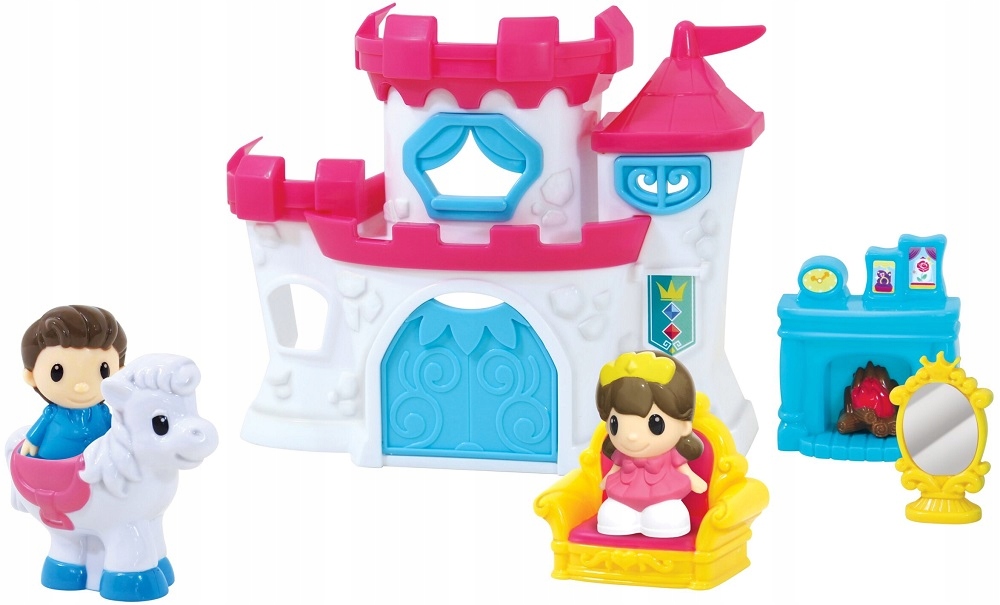 Dumel Zestaw 7 el ZAMEK KSIĘŻNICZKI figurki konik 12m+ Stan opakowania oryginalne