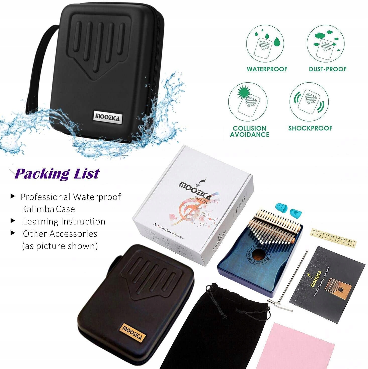 PROFESSIONAL KALIMBA Moozica 17 Key / UK Kod producenta 555