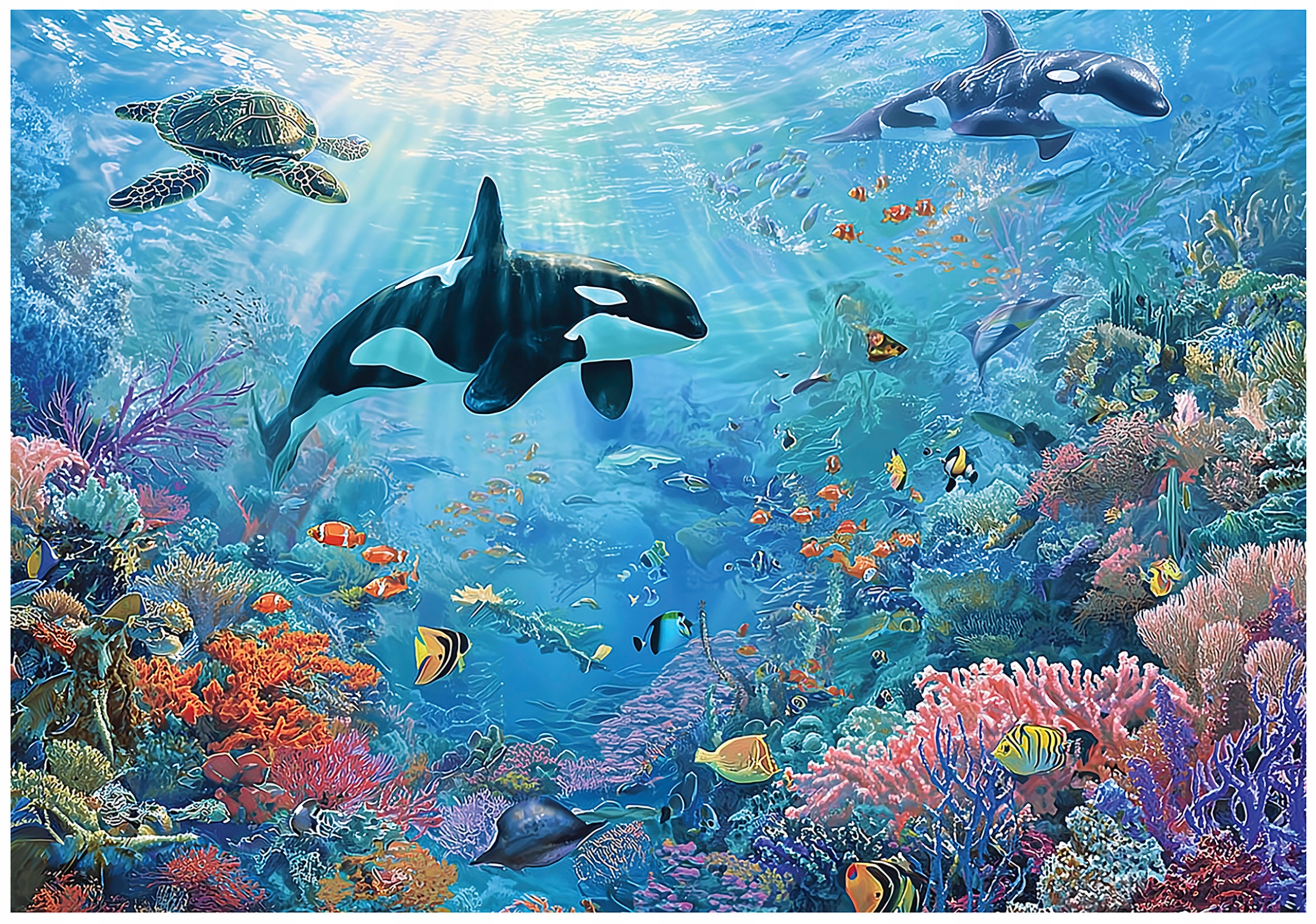 Fototapeta Pro Děti Oceán Korálový Útes Želvy Dětská Tapeta 350x250