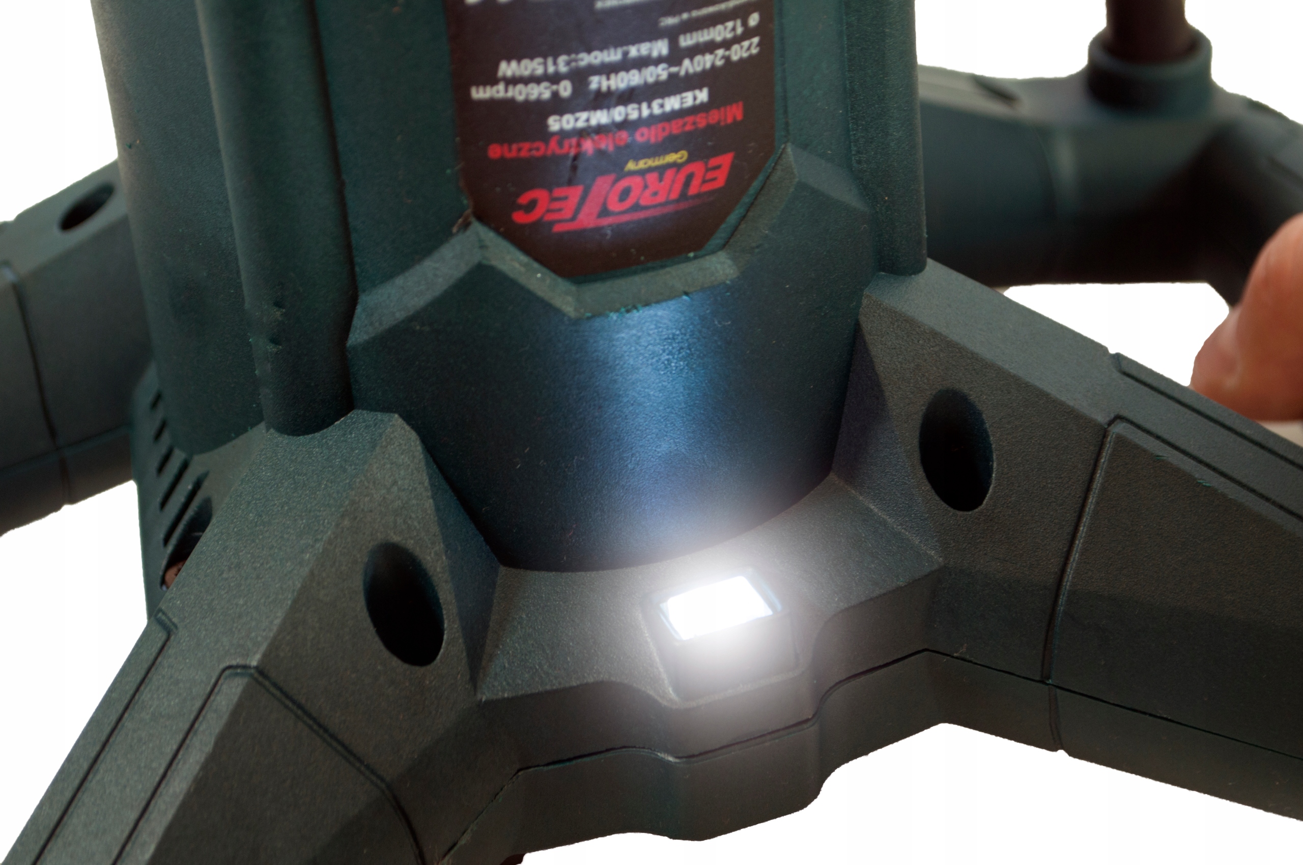 MIESZADŁO DO ZAPRAW KLEJU 2x MIESZALNIK PODŚWIETLENIE LED Zasilanie sieciowe