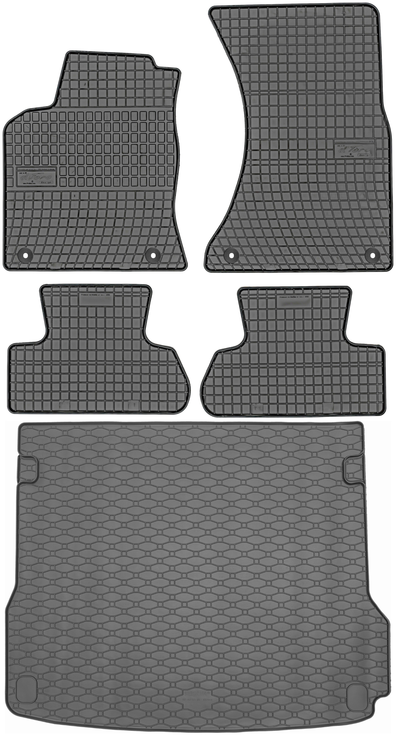 Audi Q5 I Suv od roku 11.2008-12.2016 Set Koberce batožinový priestor