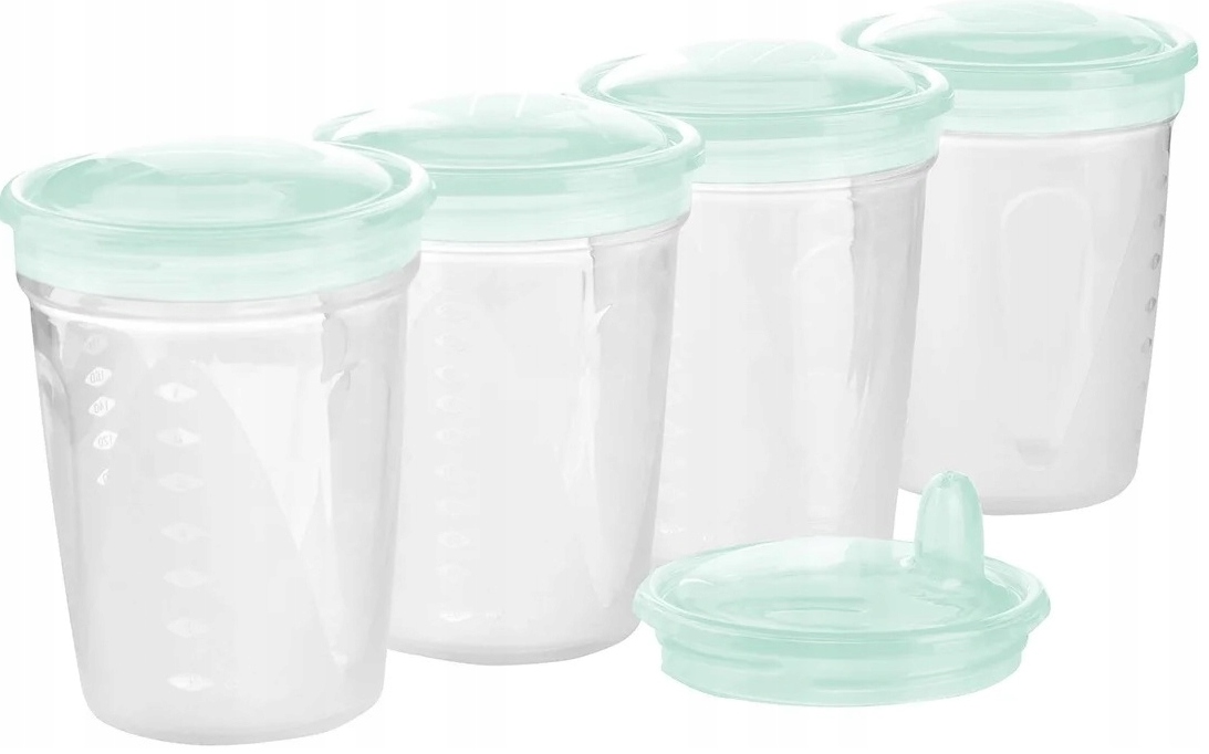 BabyOno Pojemniki na Mleko Matki Pokarm 4szt 1028