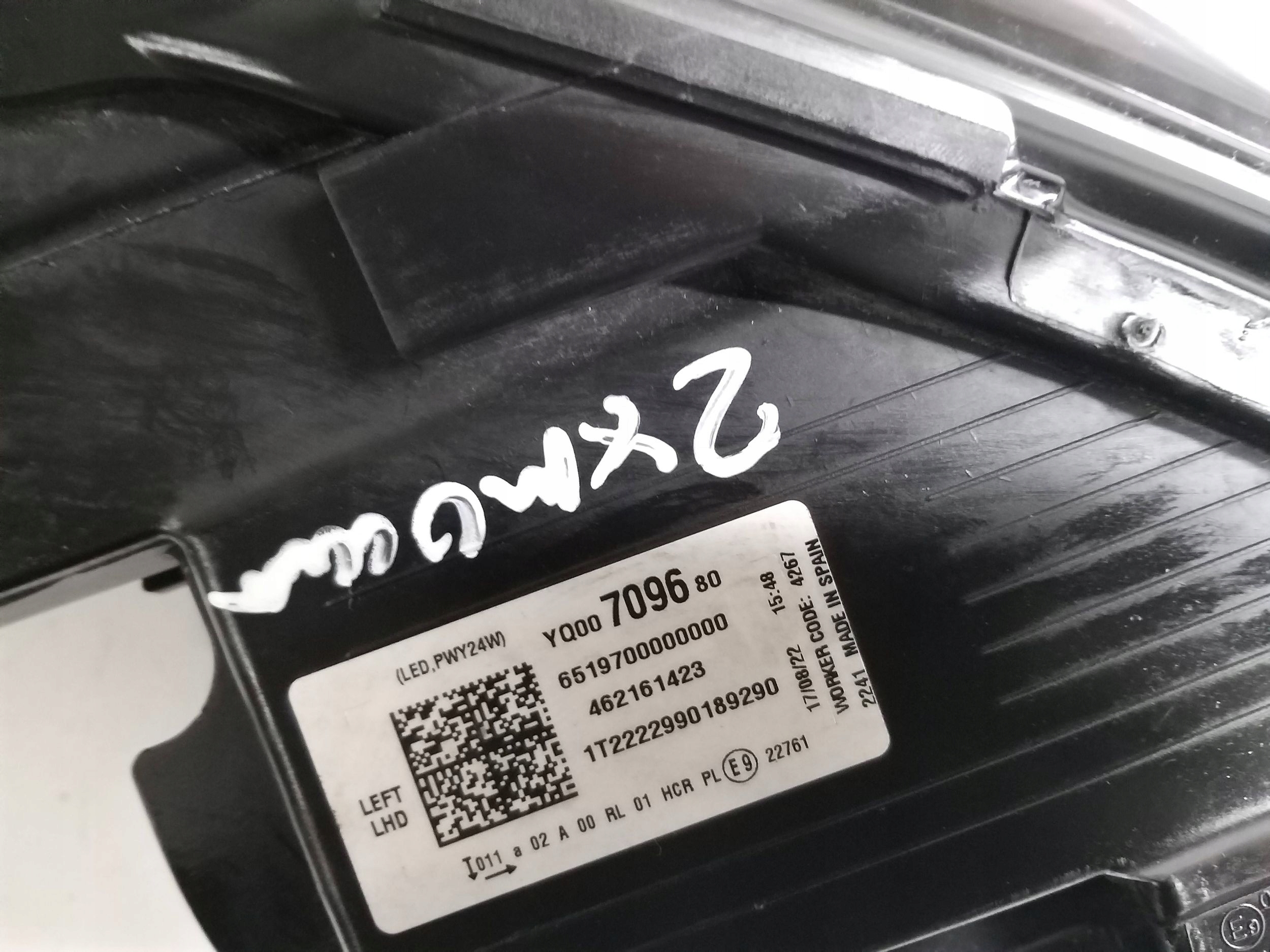 OPEL CROSSLAND X light left front front FULL LED 20R- YQ00709680
