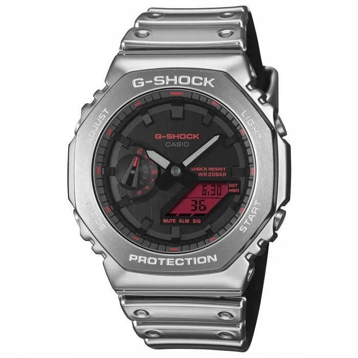 Pánské Hodinky Casio GM-2100YRA-8AER G-shock Fine Metallic Silver Na Řemínku