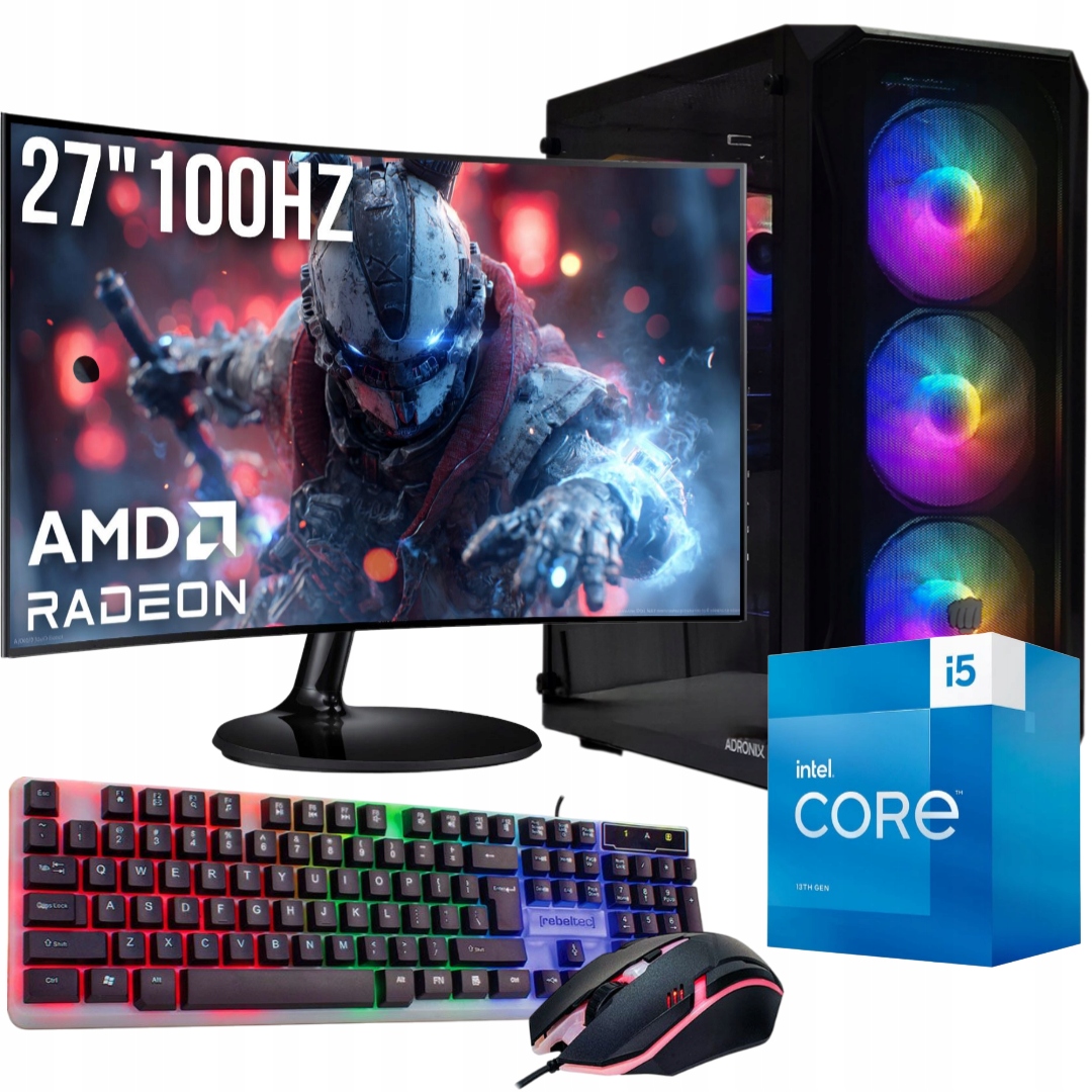 Herní Set I7 32GB Rx 9060XT 16GB Monitor 27" 100Hz