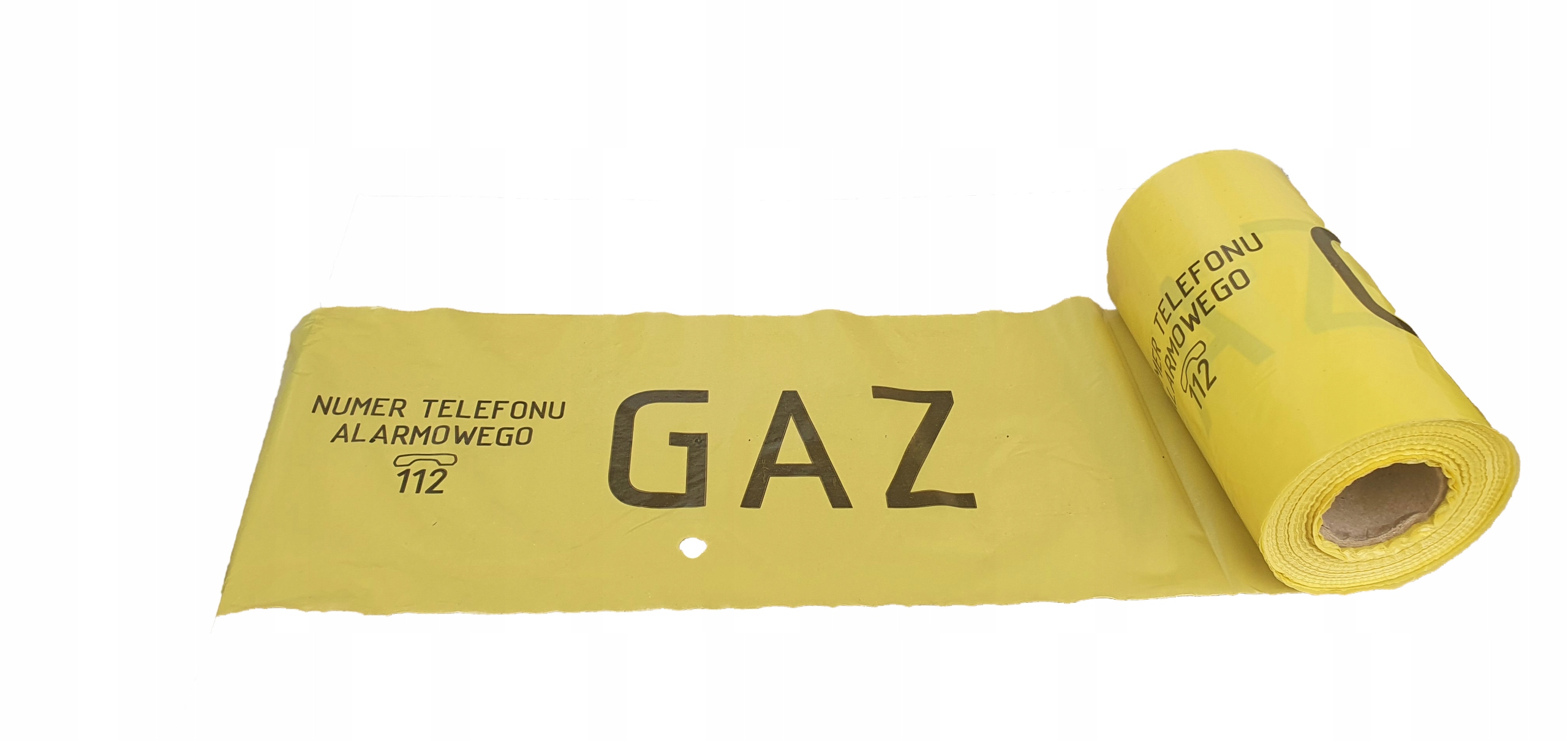 

Taśma ostrzegawcza żółta 20cm 100mb Gaz