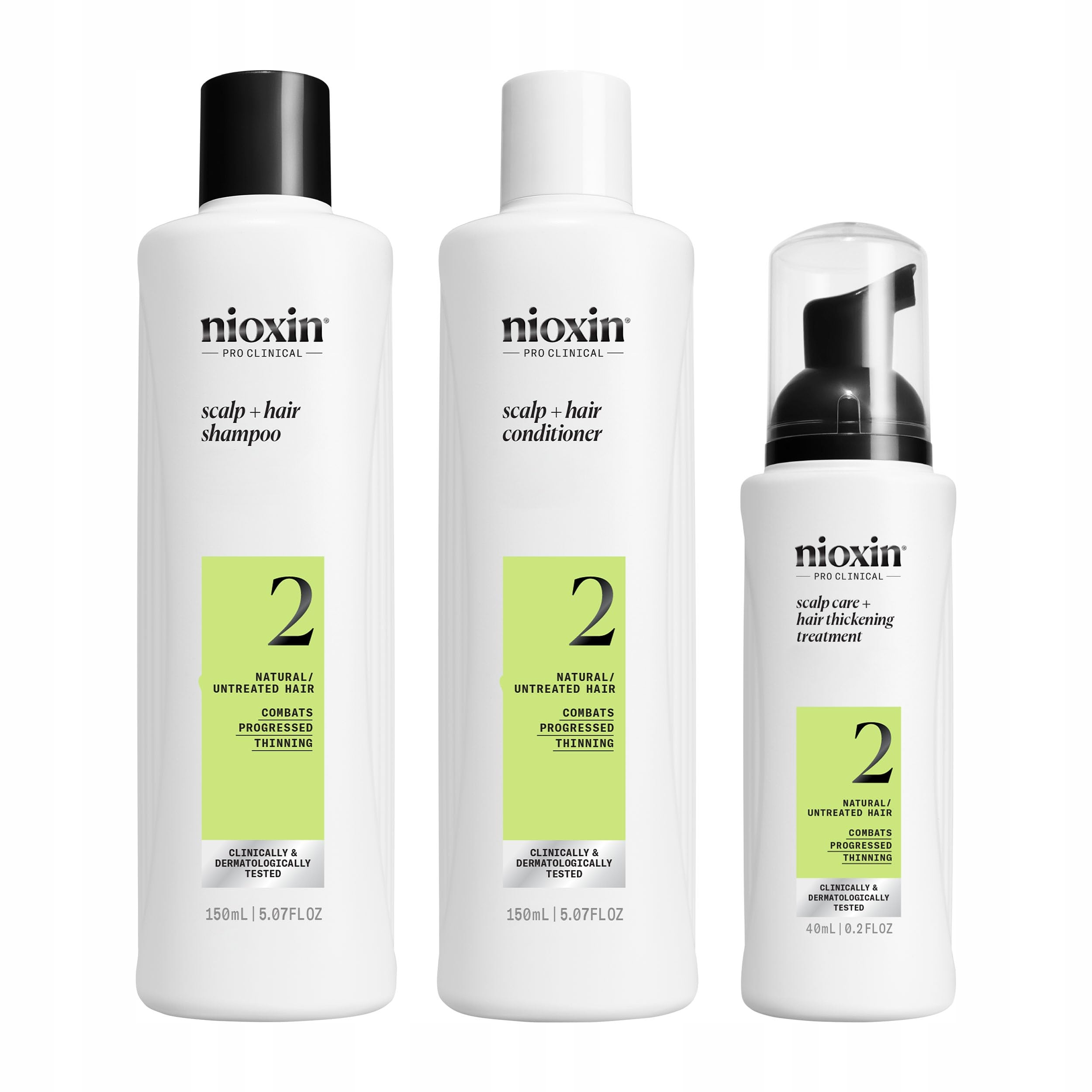 Nioxin systém pro zahušťování vlasů 2, šampon a kondicionér
