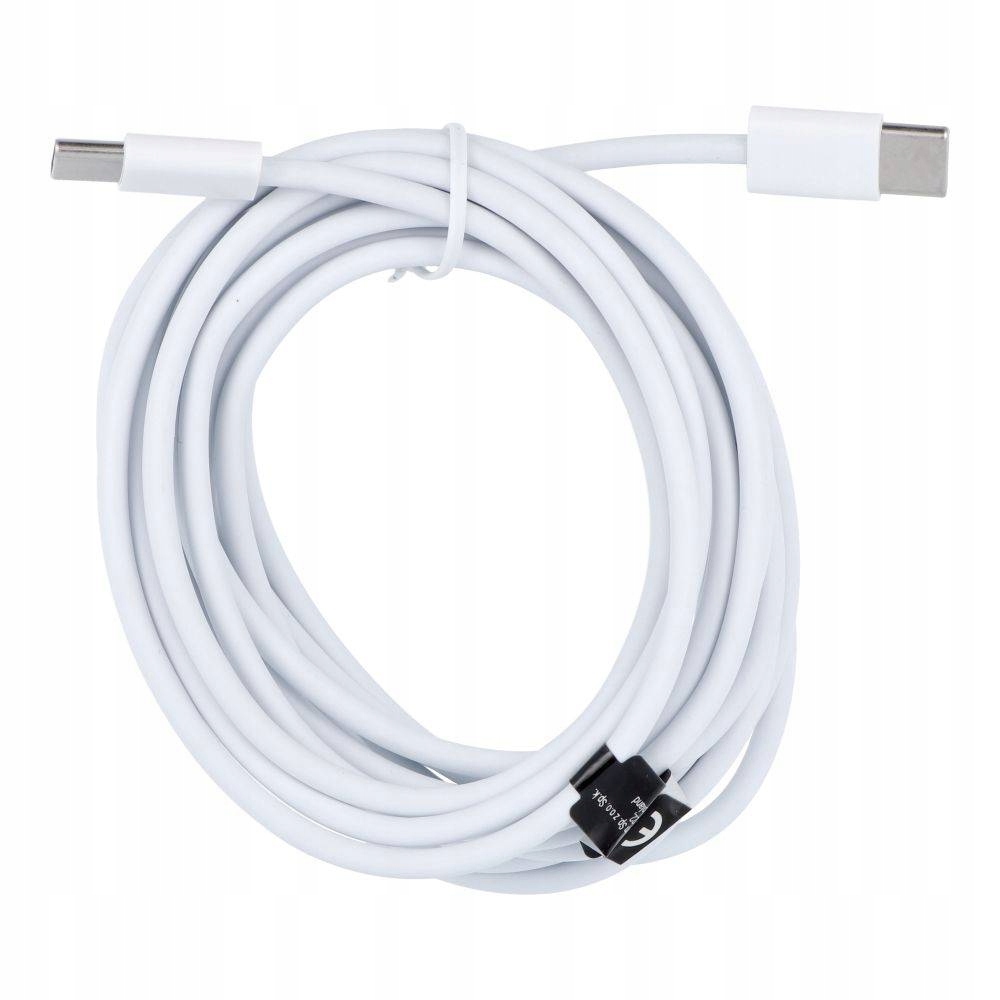 Kabel Typ C Do Typ C 3.0 Pd 30W Hd26 Biały 3 Metry