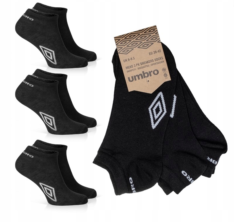 

Umbro skarpety stopki męskie 3PAK 43/46 czarne