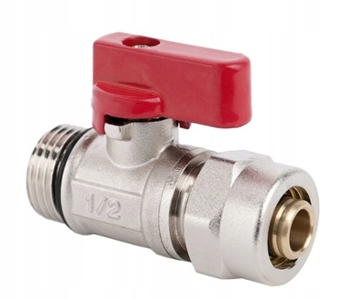 

Zawór 1/2 x 16mm z końcówką Pex Do Rozdzielacza