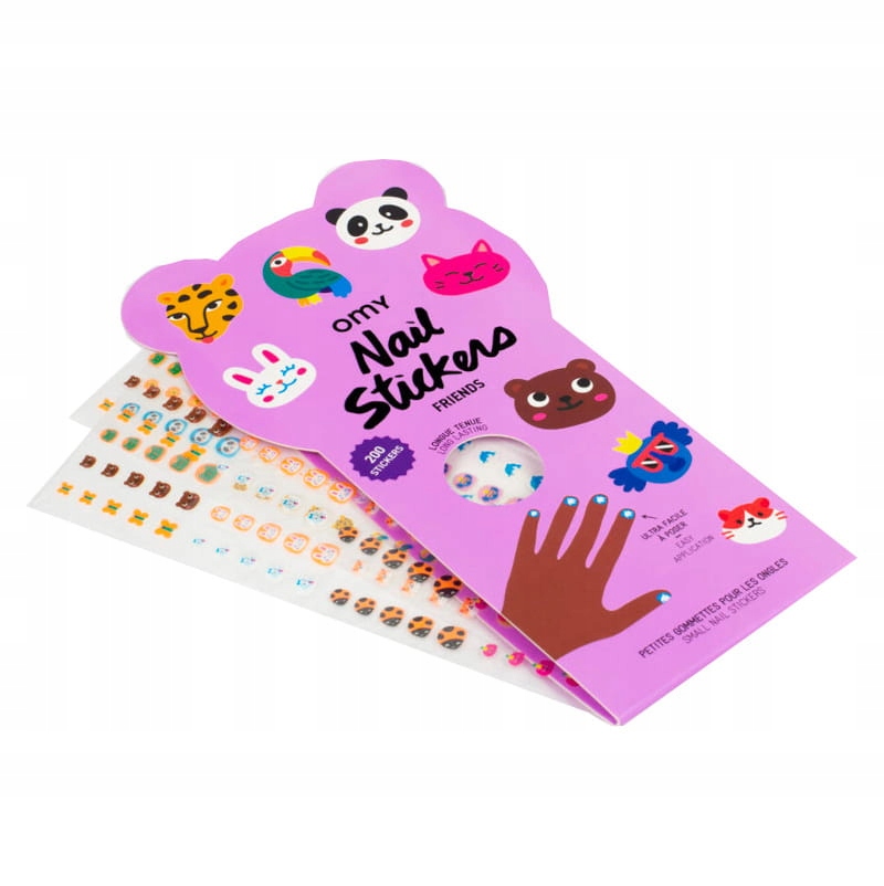 

Omy Naklejki na paznokcie dzieci Friends 200 szt