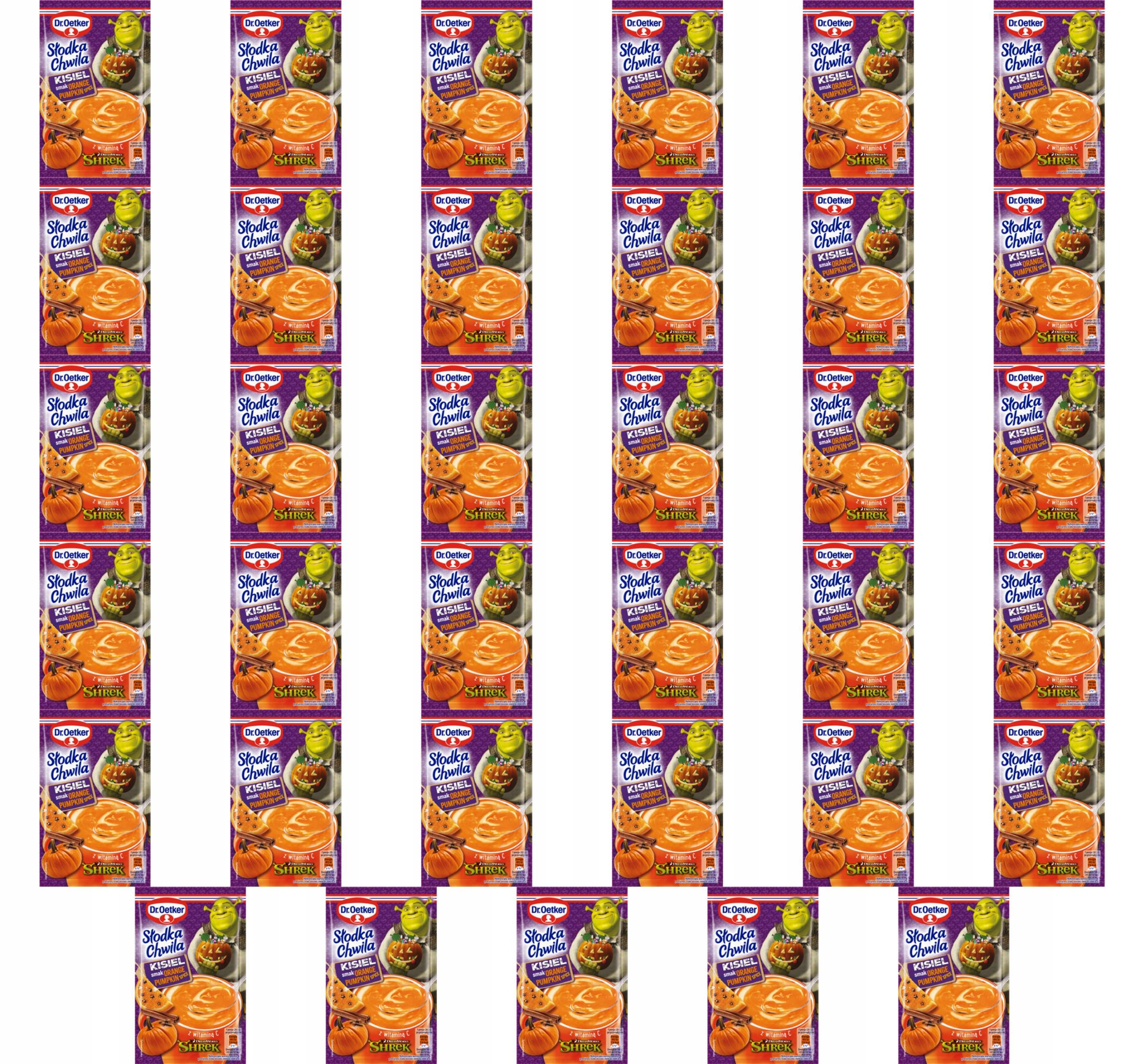 Dr. Oetker Sladká chvíle Shrek kysel oranžová-pumpkin 30 g X35