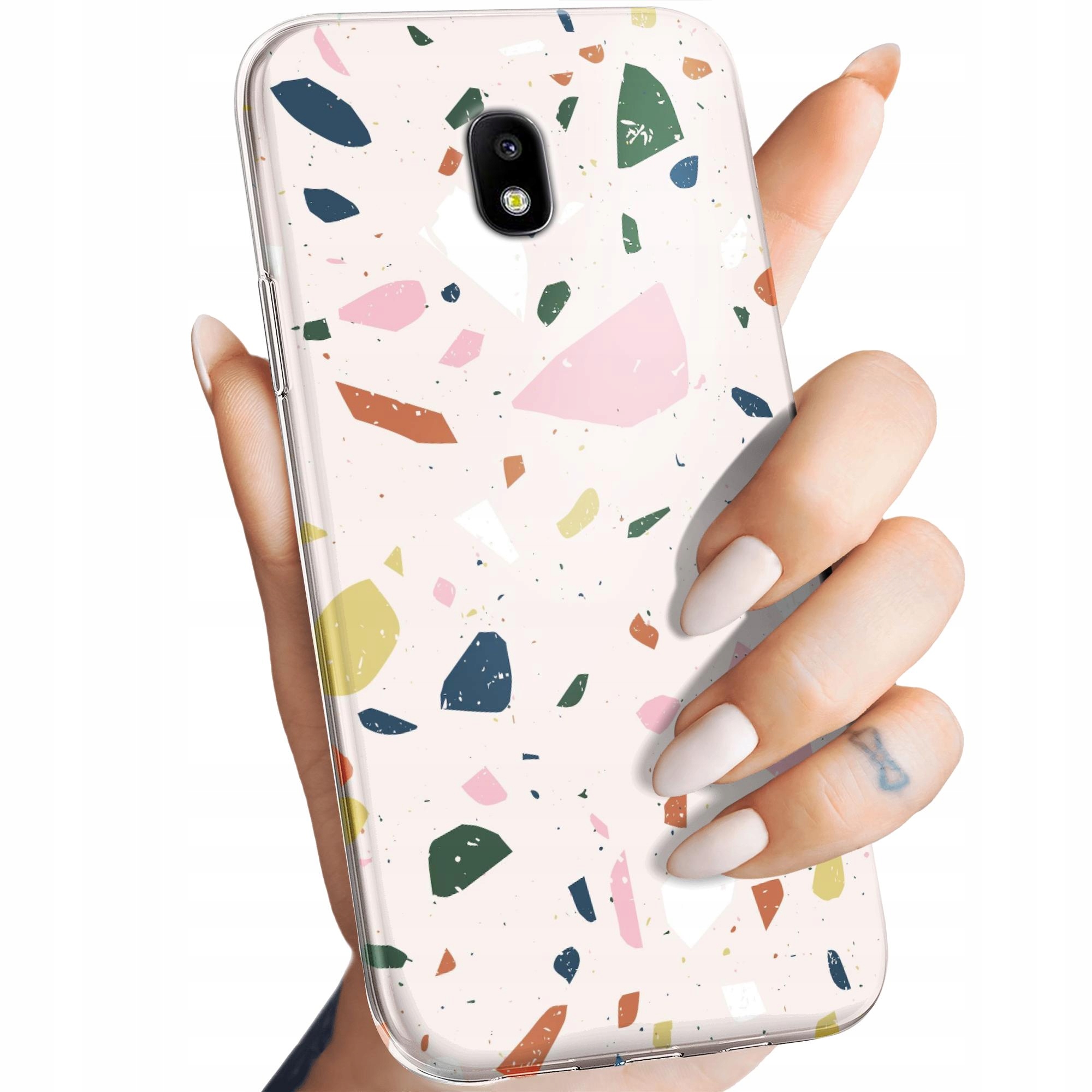 Etui Do Samsung Galaxy J3 2017 Lastriko Terrazzo Terakota Obudowa