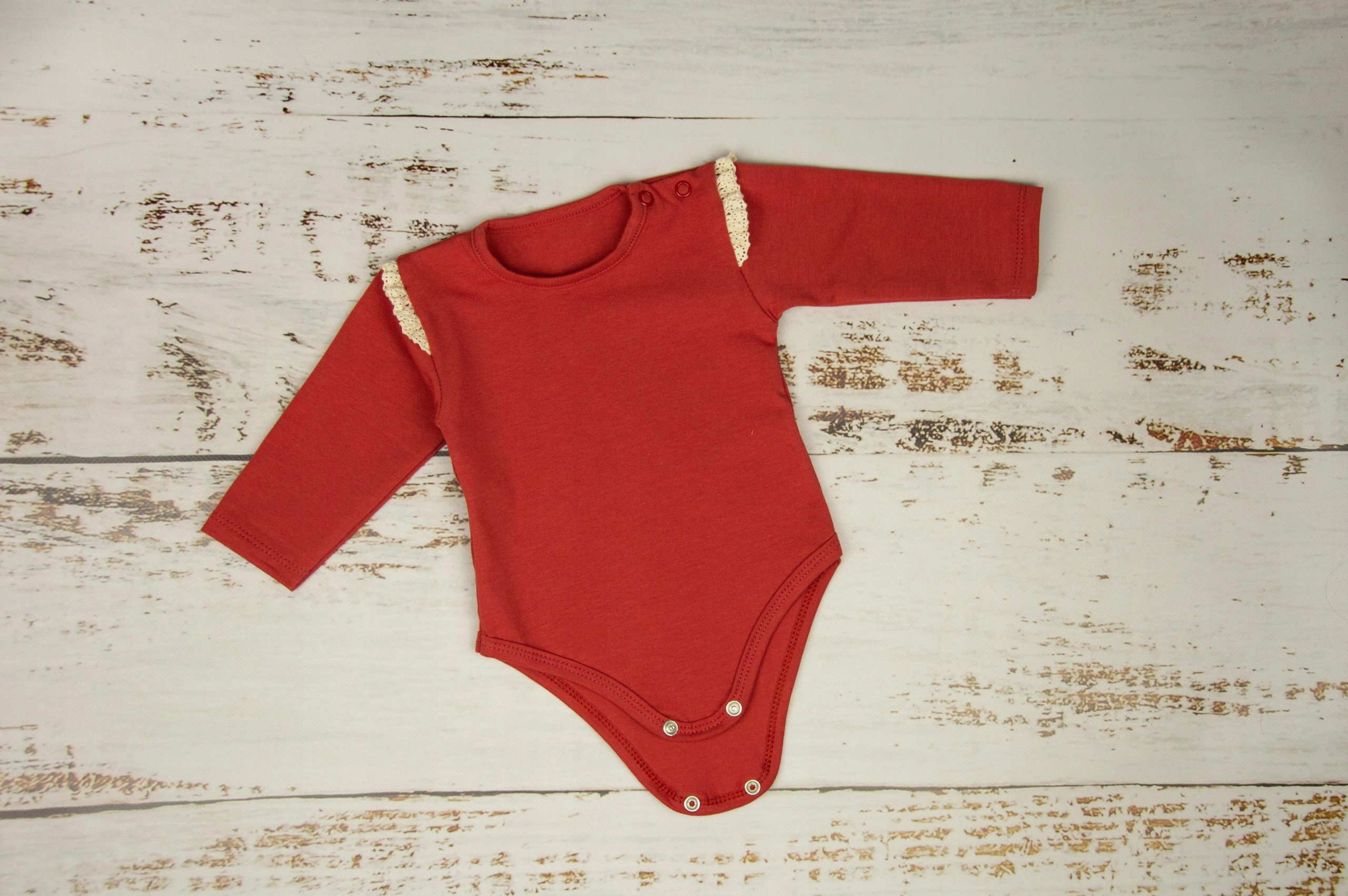 BODY świąteczne z koronką na ramionkach 62 Płeć dziewczynki