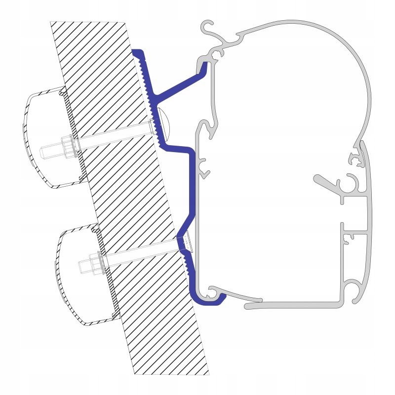 9103103869 - Адаптер для настінного навісу 3M Ducato Jumper Boxer H3