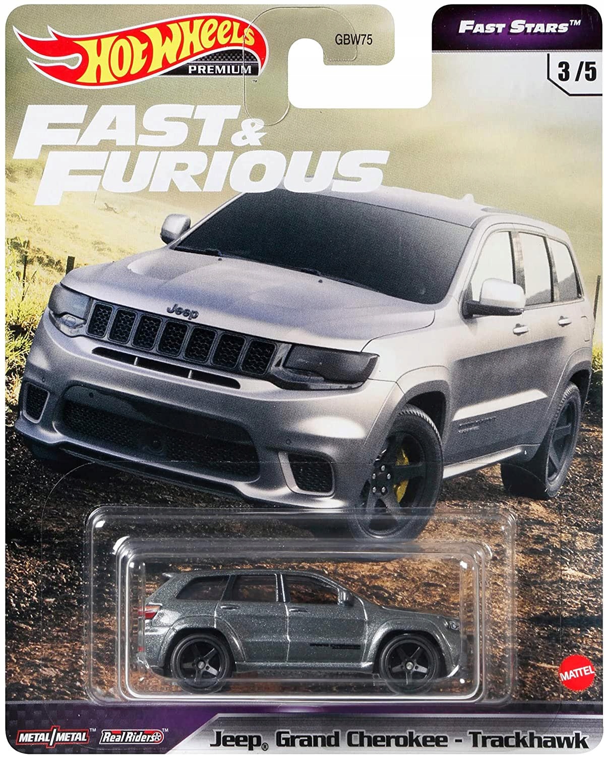 

Hot Wheels Jeep Grand Cherekee Trackhawk Fast Furi