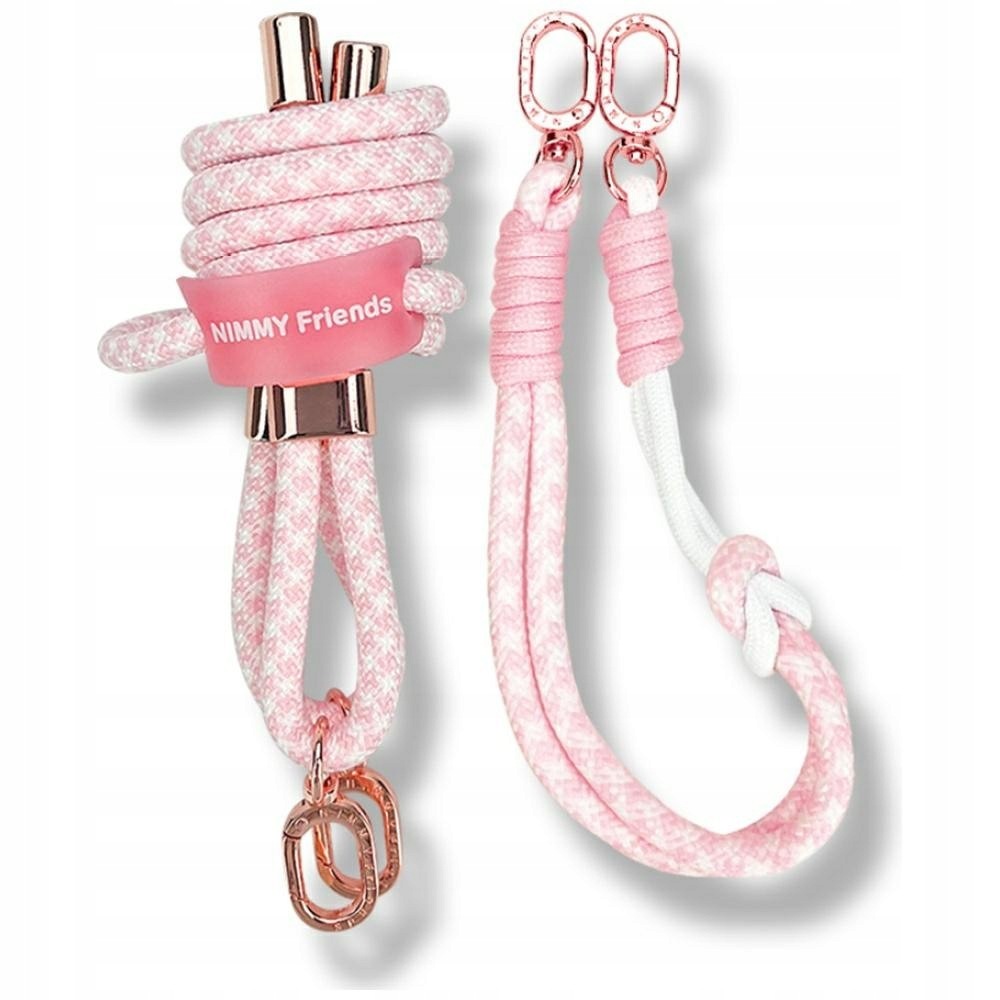 Zestaw crossbody handstrap Nimmy Cool&Cute 2.0 różowy