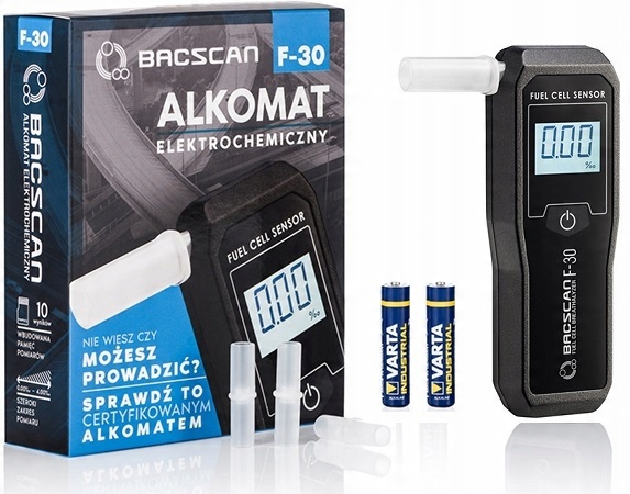 

Alkomat BACscan F-30 Elektrochemiczny Dokładny