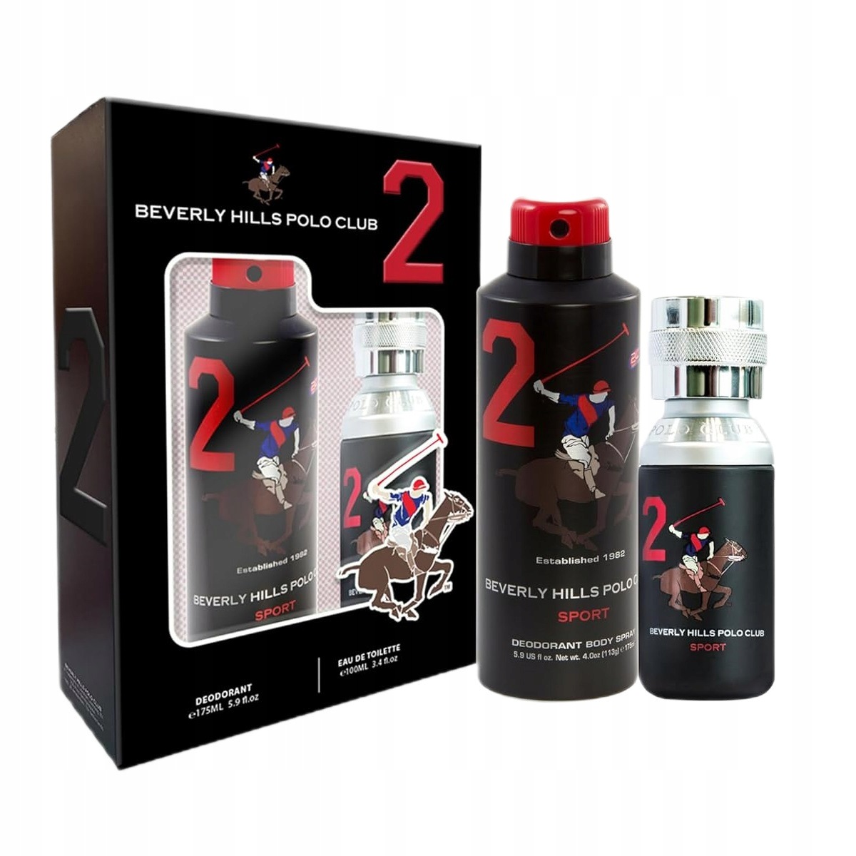 Beverly Hills Polo Club Men Sport Two edt 100 ml Deo 175 Ml
