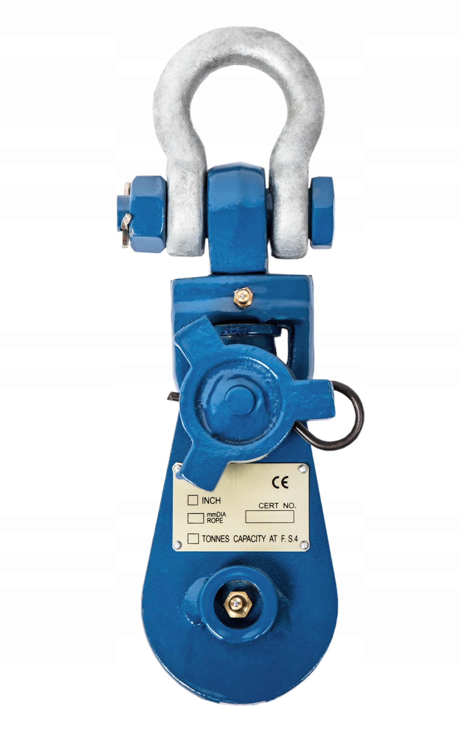 Lanové kladkostroje Rozebíratelný naviják s šikmou 4t 115 mm