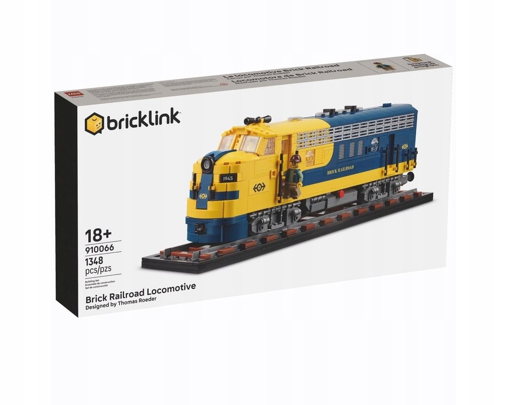 Lego Bricklink 910066 Brick Railroad Locomotive