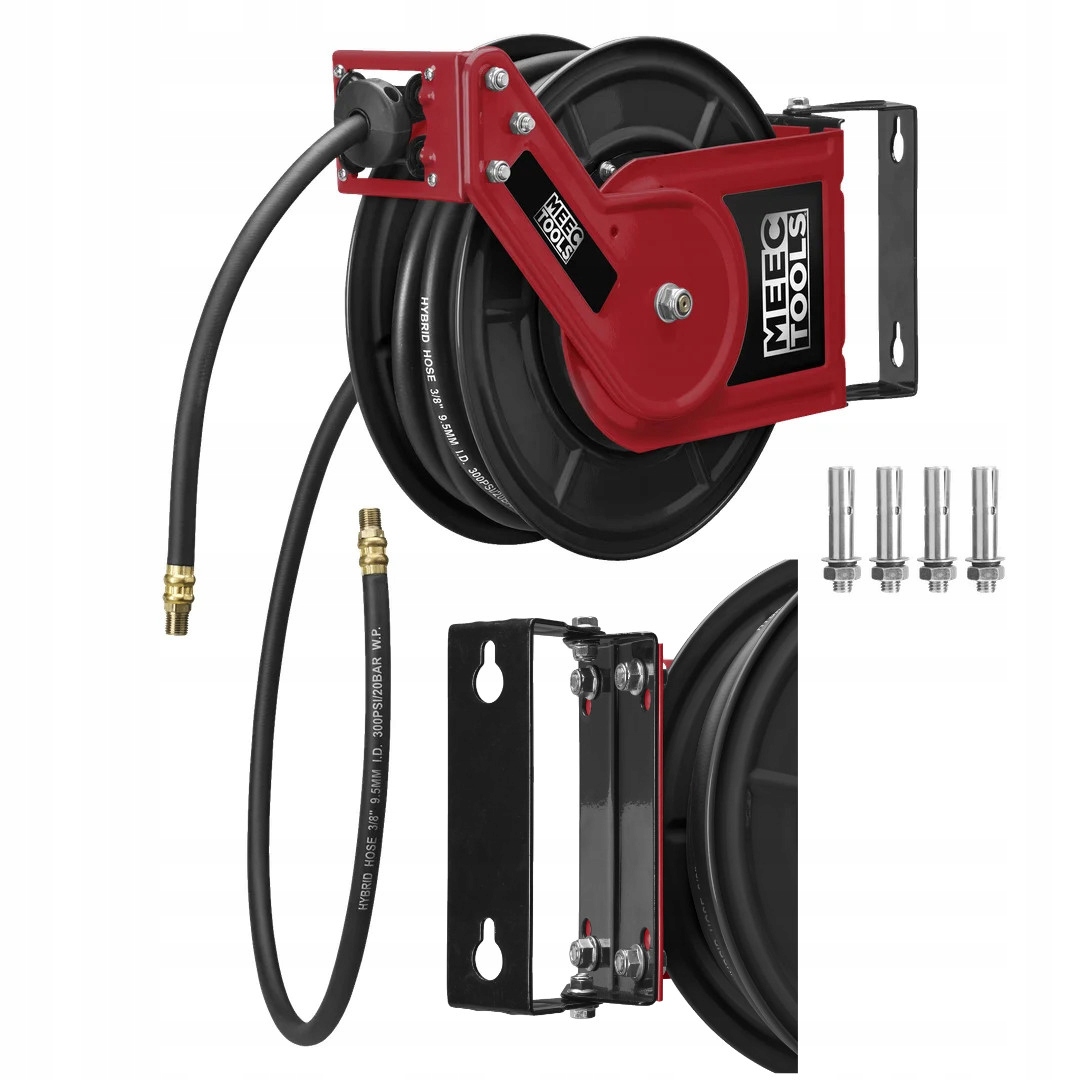 Zwijak węża 15m sprężonego powietrza 3/8" na