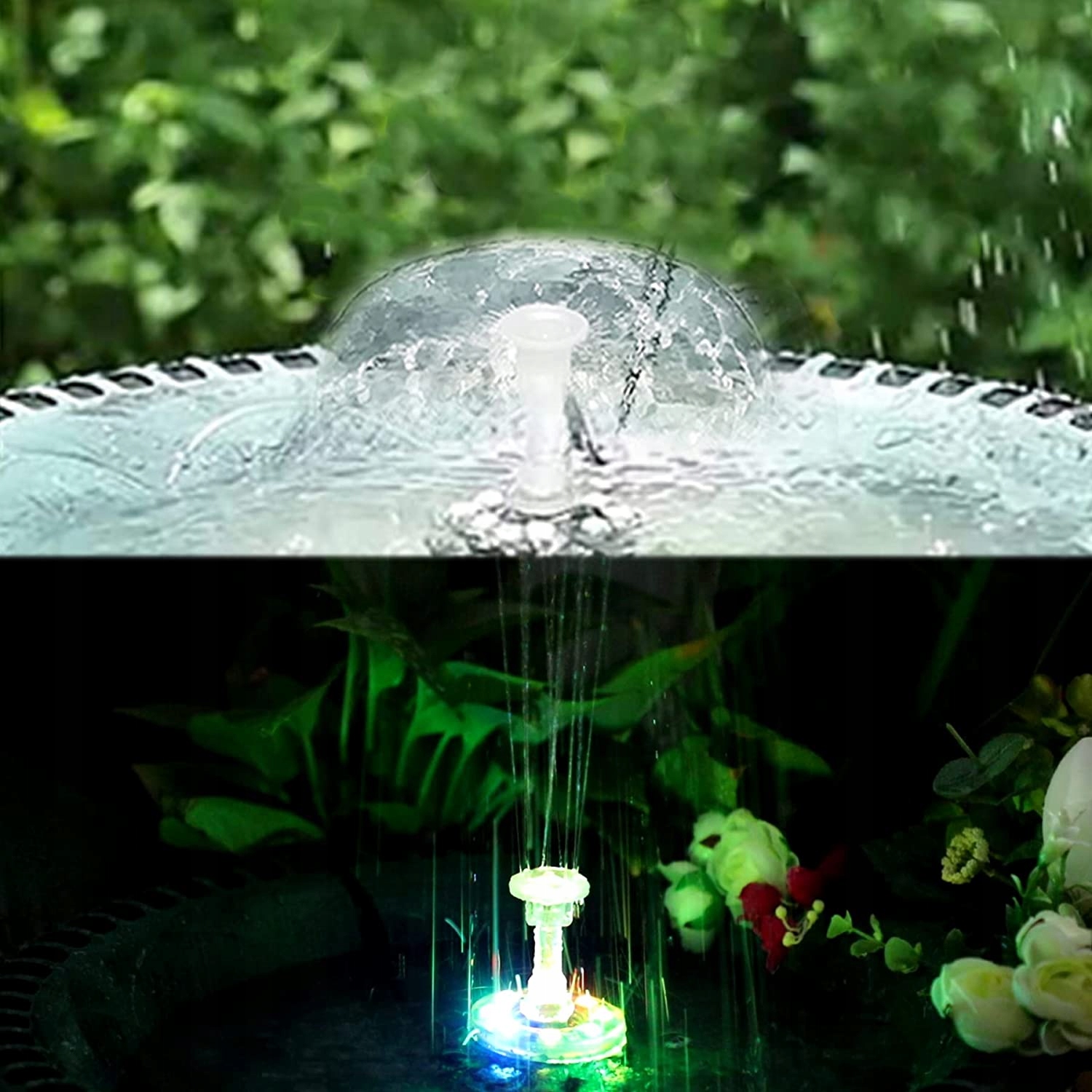 POMPA FONTANNOWA FONTANNA SOLARNA DO OCZKA 7W +LED Moc 1 W