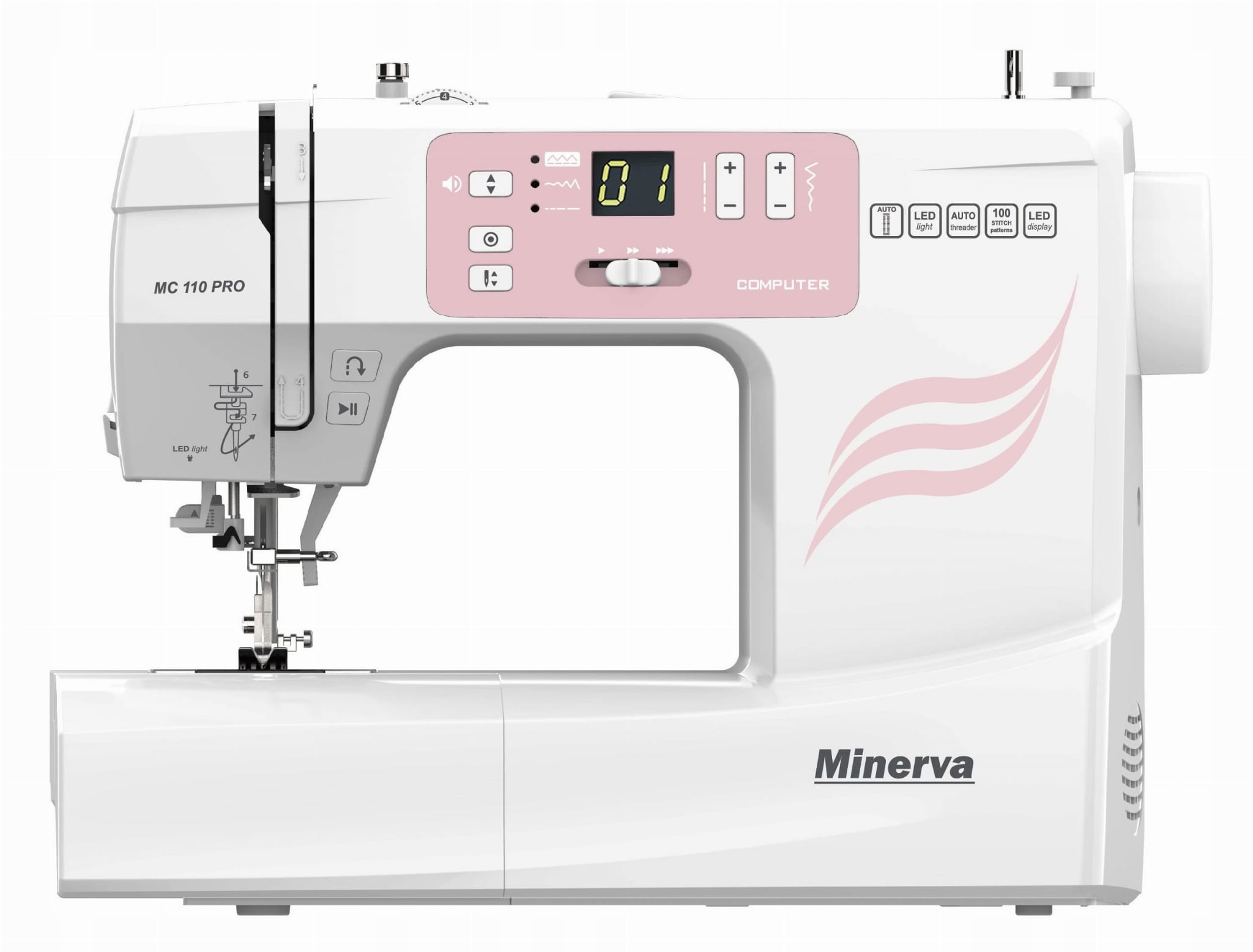 Minerva MC110 Pro komputerowa maszyna do szycia 99 programów
