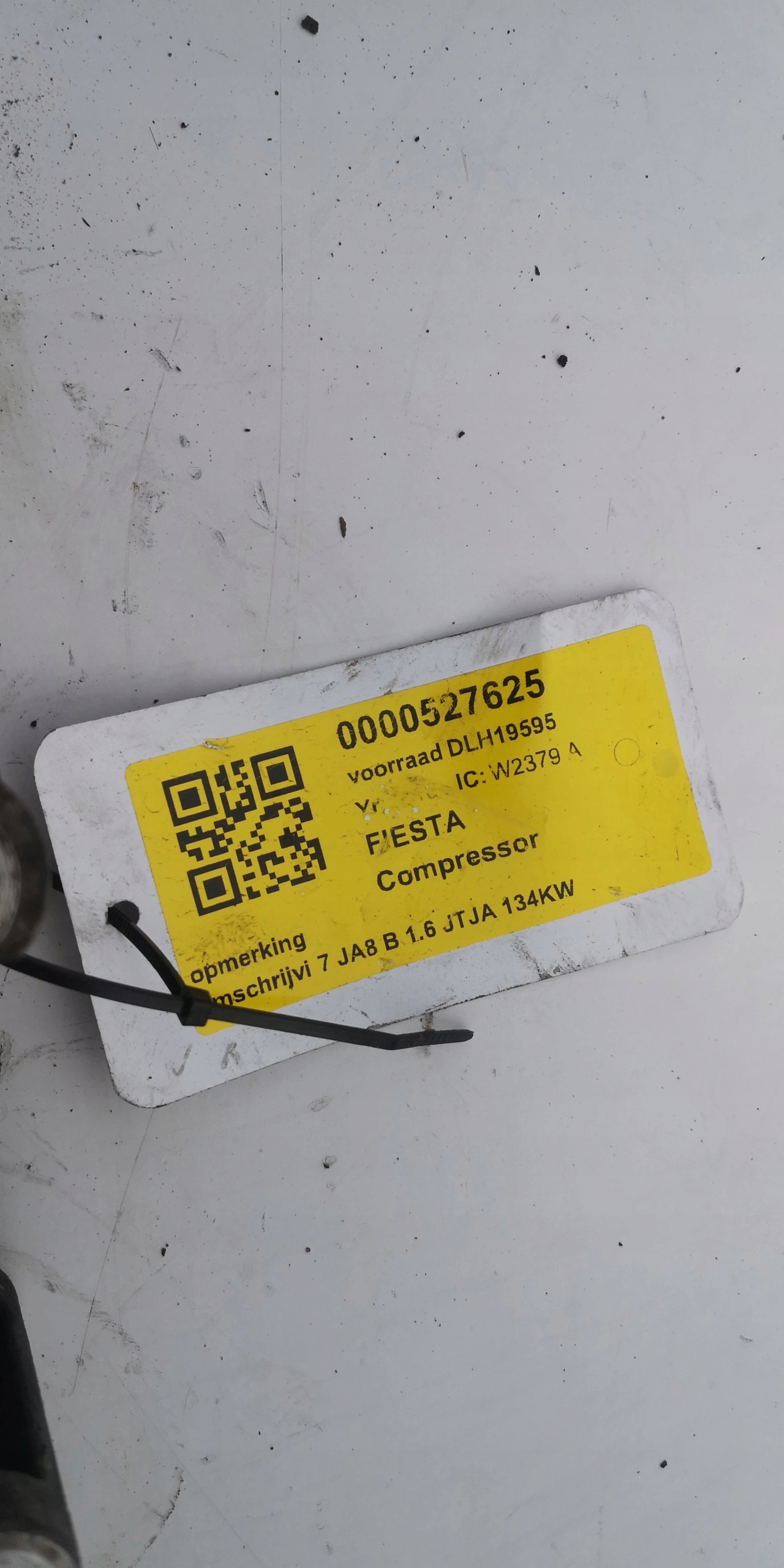 FORD FIESTA 1.6 B AV11-19D629-AC compressor; KLIMATY