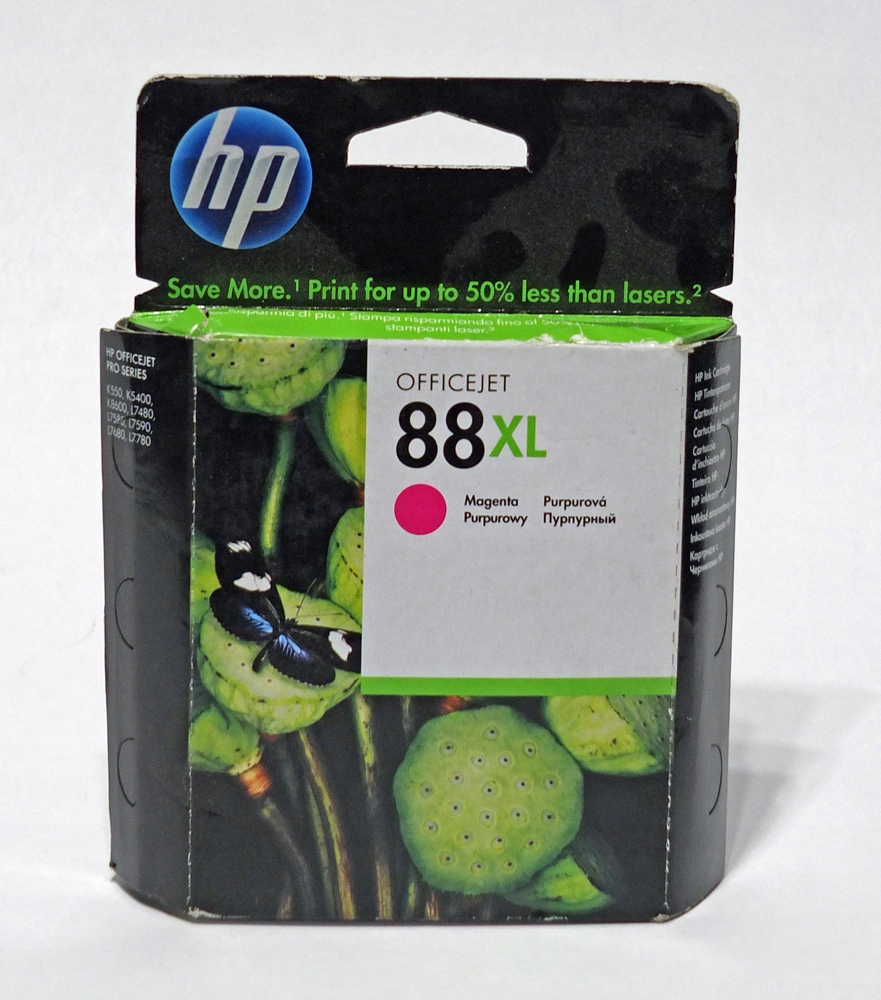 Oryginalny czerwony (magenta) tusz HP 88XL C9392A