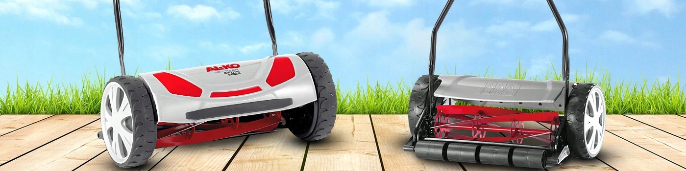 KOSIARKA BĘBNOWA RĘCZNA PCHANA AL-KO 38 CM Kosz bez kosza