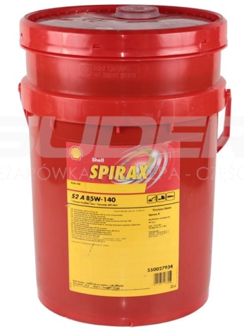 Olej Shell Spirax 85W-140 GL5 S2A 20l mineralnyTIR Producent Shell